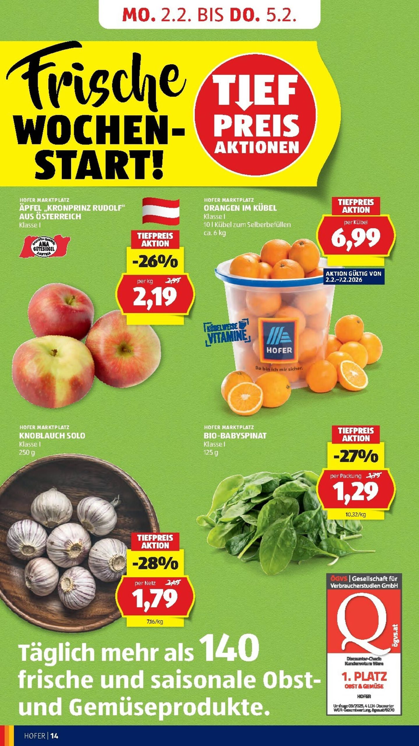 Page 16 of Aktuálny hofer-rakusko leták platný od piatka 30.01 do 05.02