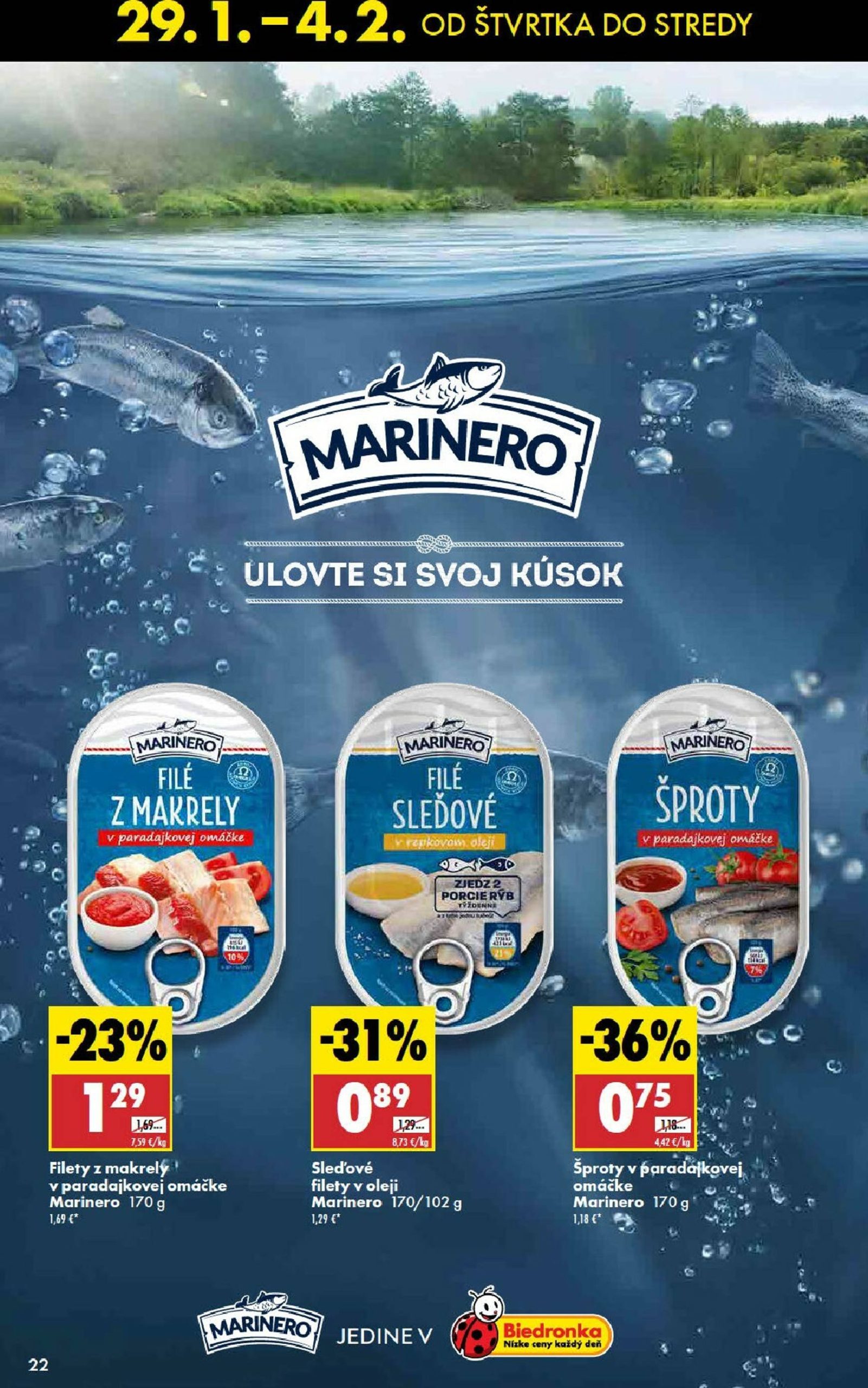 Page 22 of Aktuálny biedronka leták platný od štvrtka 29.01 do 04.02