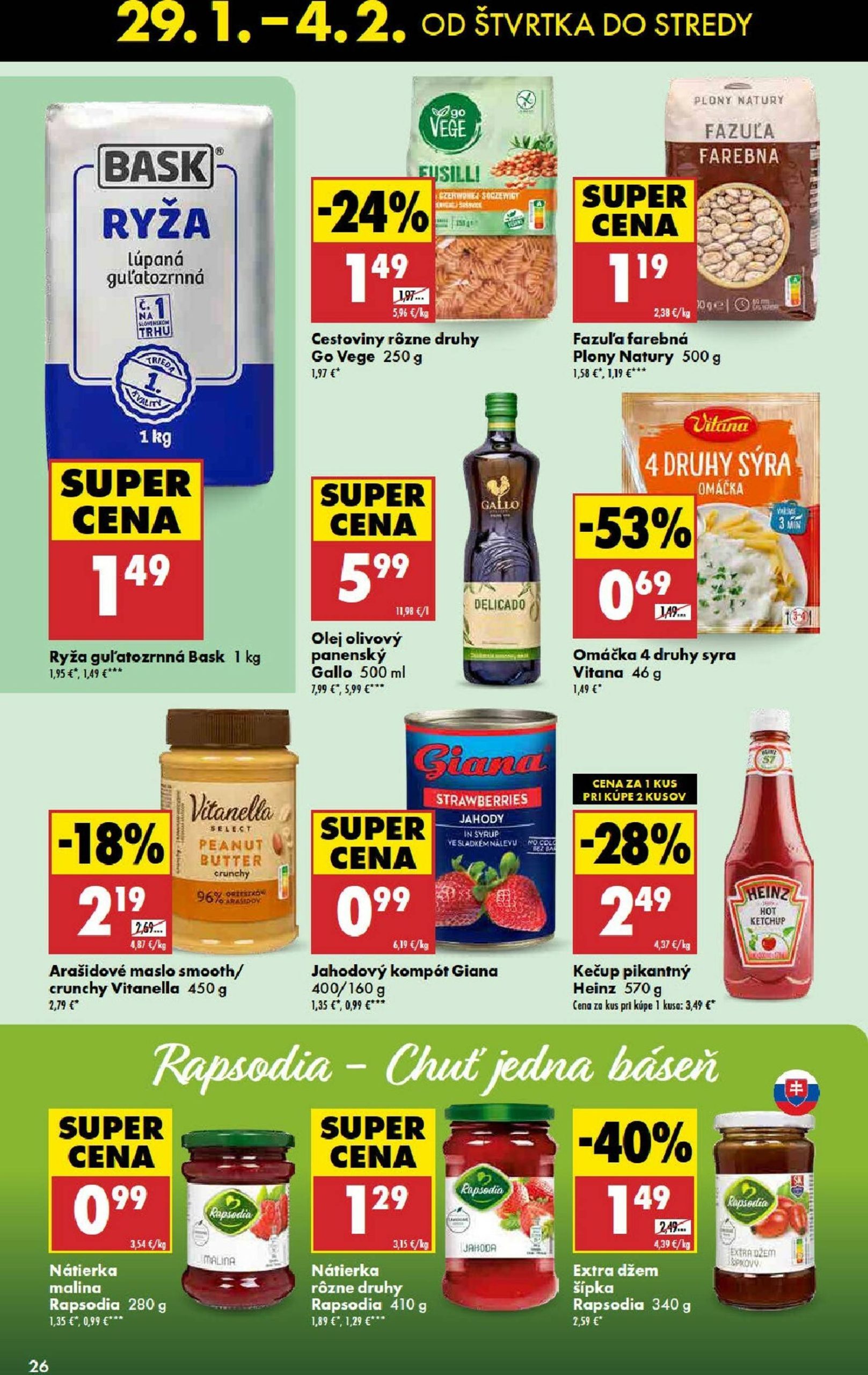 Page 26 of Aktuálny biedronka leták platný od štvrtka 29.01 do 04.02