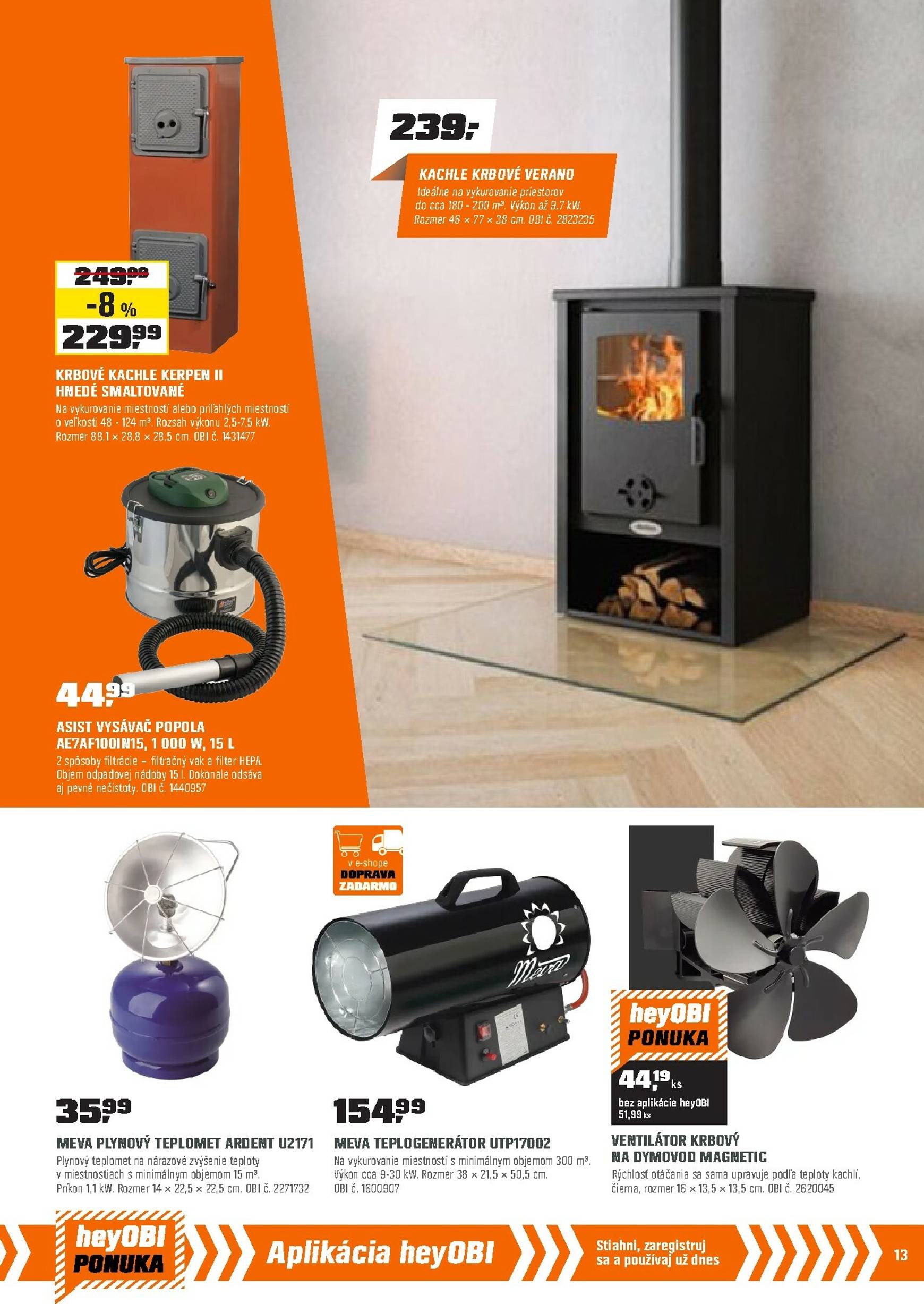 Page 13 of Aktuálny obi leták platný od piatka 02.01 do 31.01