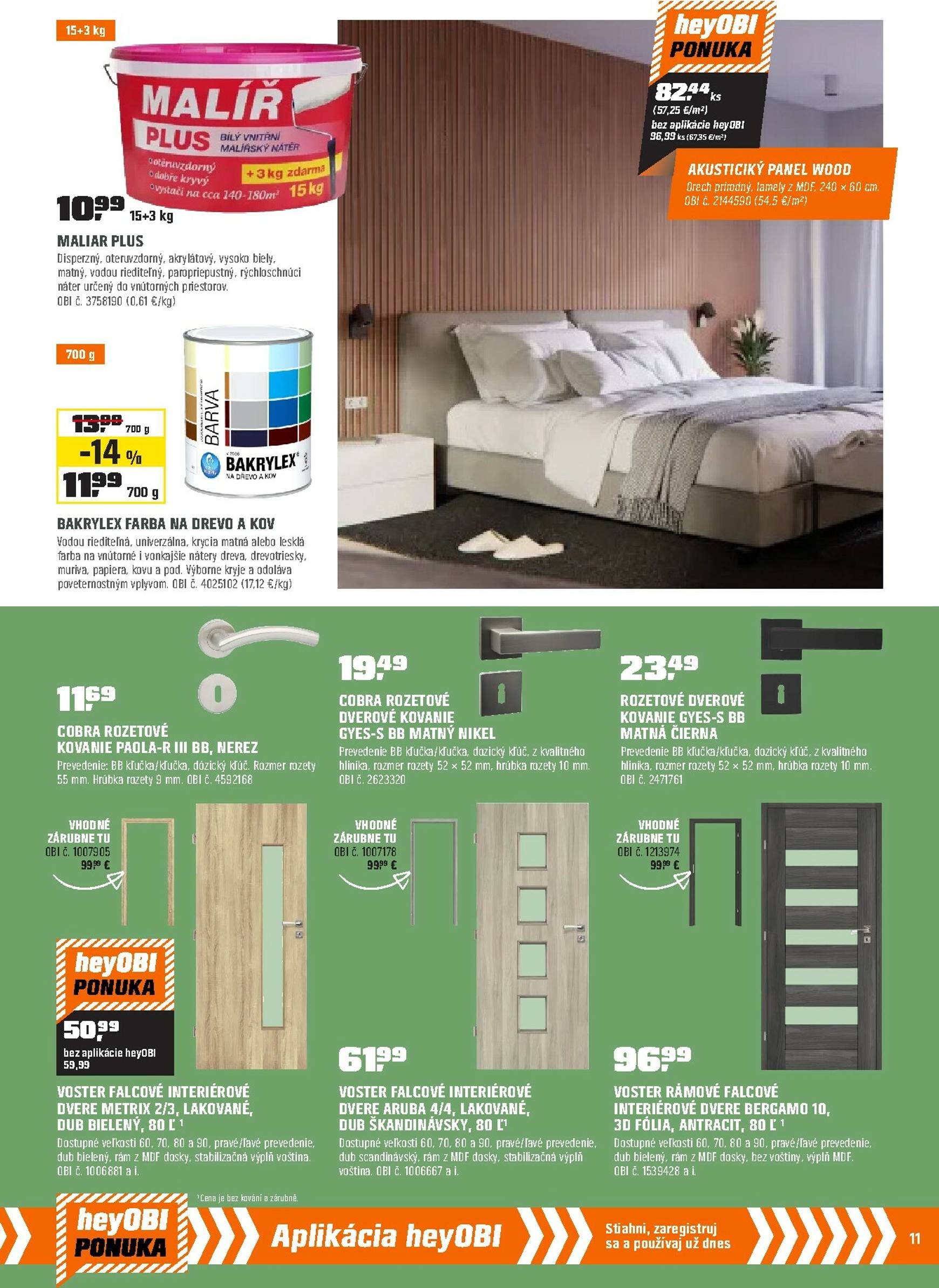 Page 11 of Aktuálny obi leták platný od piatka 02.01 do 31.01
