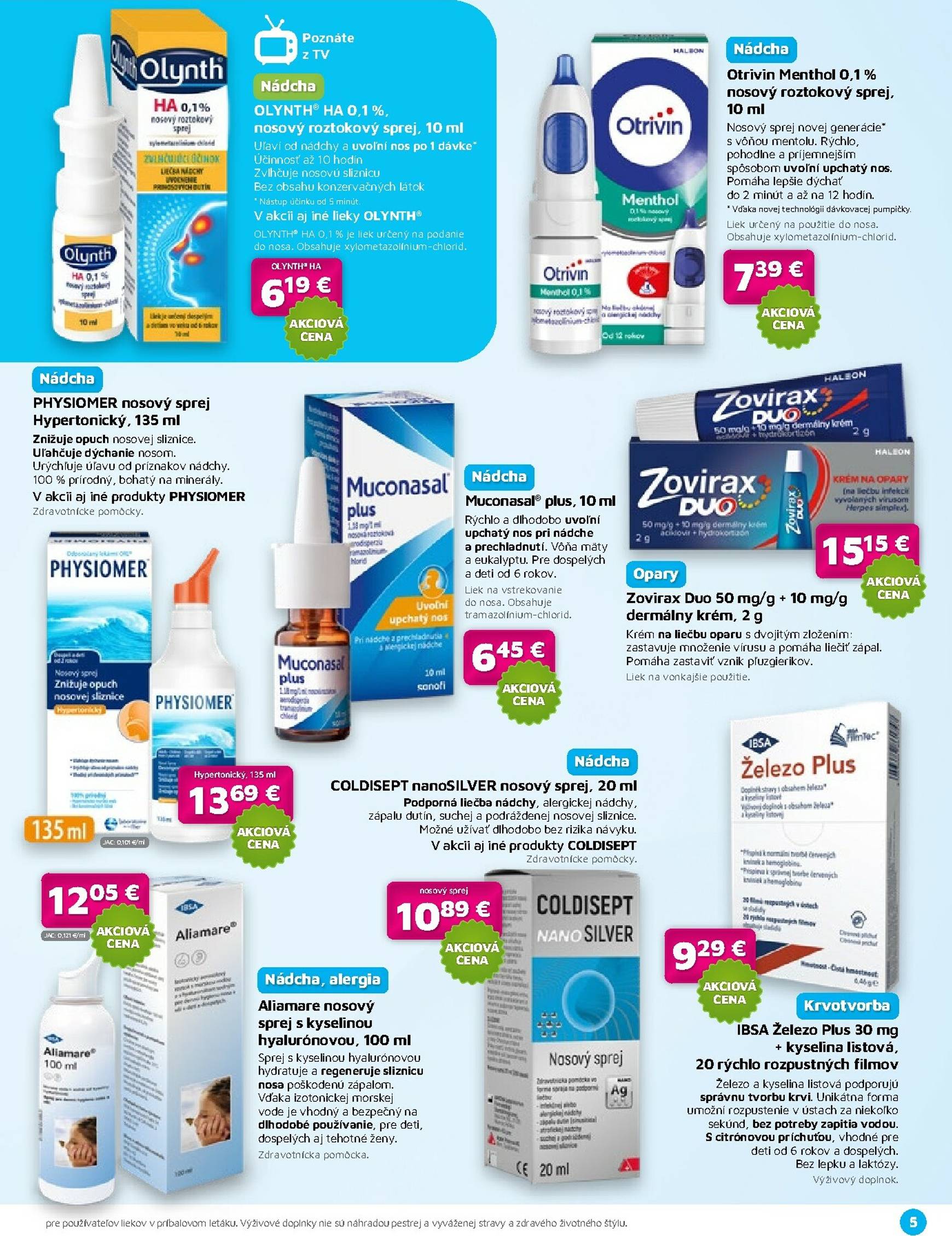 Page 5 of Aktuálny plus-lekaren leták platný od nedele 01.02 do 28.02