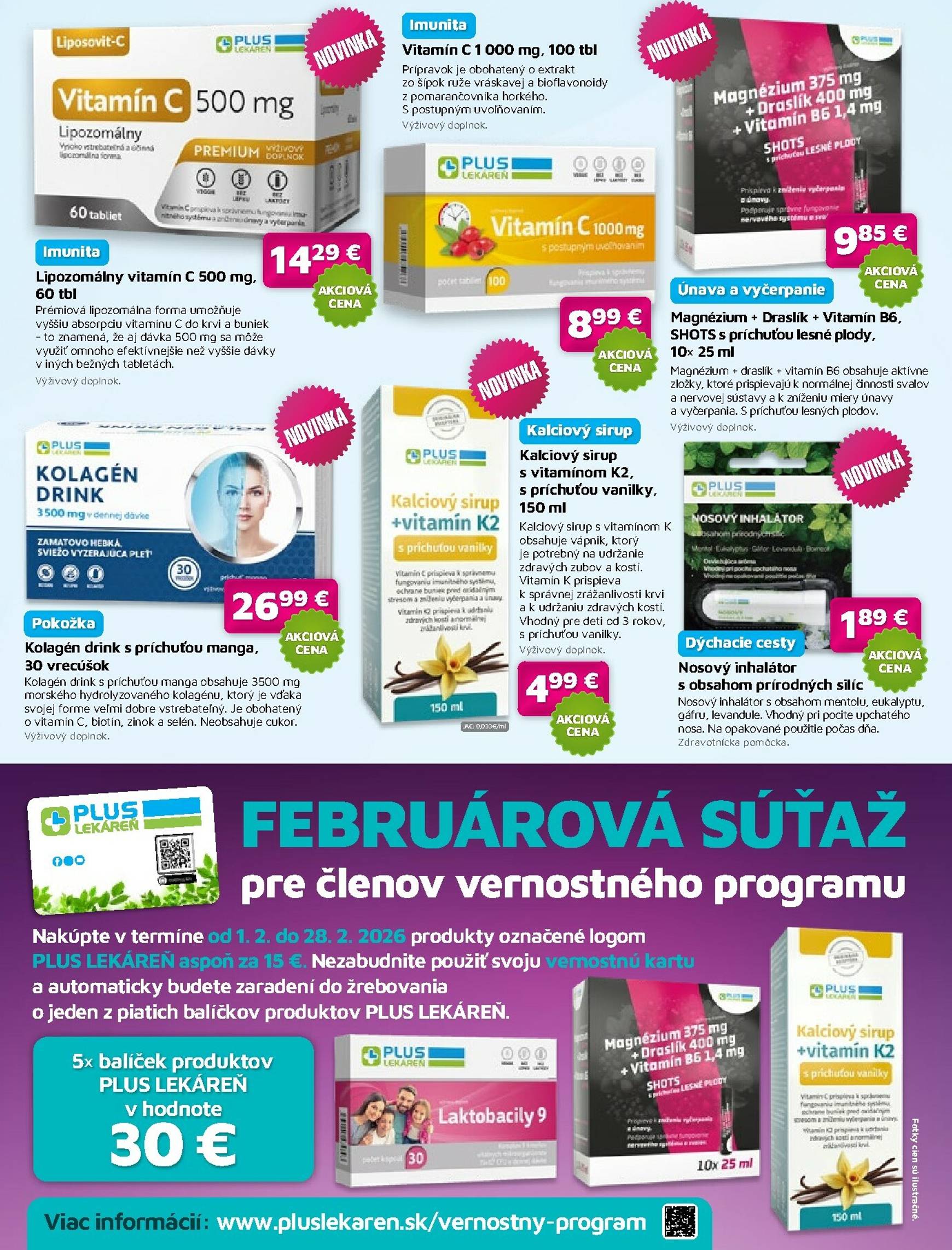 Page 8 of Aktuálny plus-lekaren leták platný od nedele 01.02 do 28.02