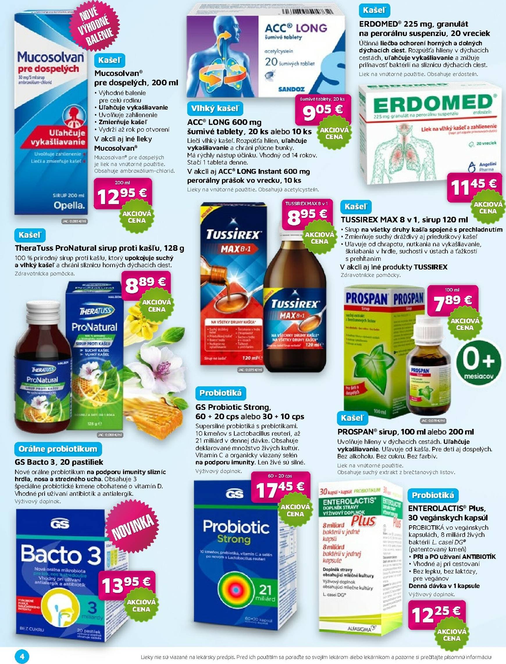 Page 4 of Aktuálny plus-lekaren leták platný od nedele 01.02 do 28.02