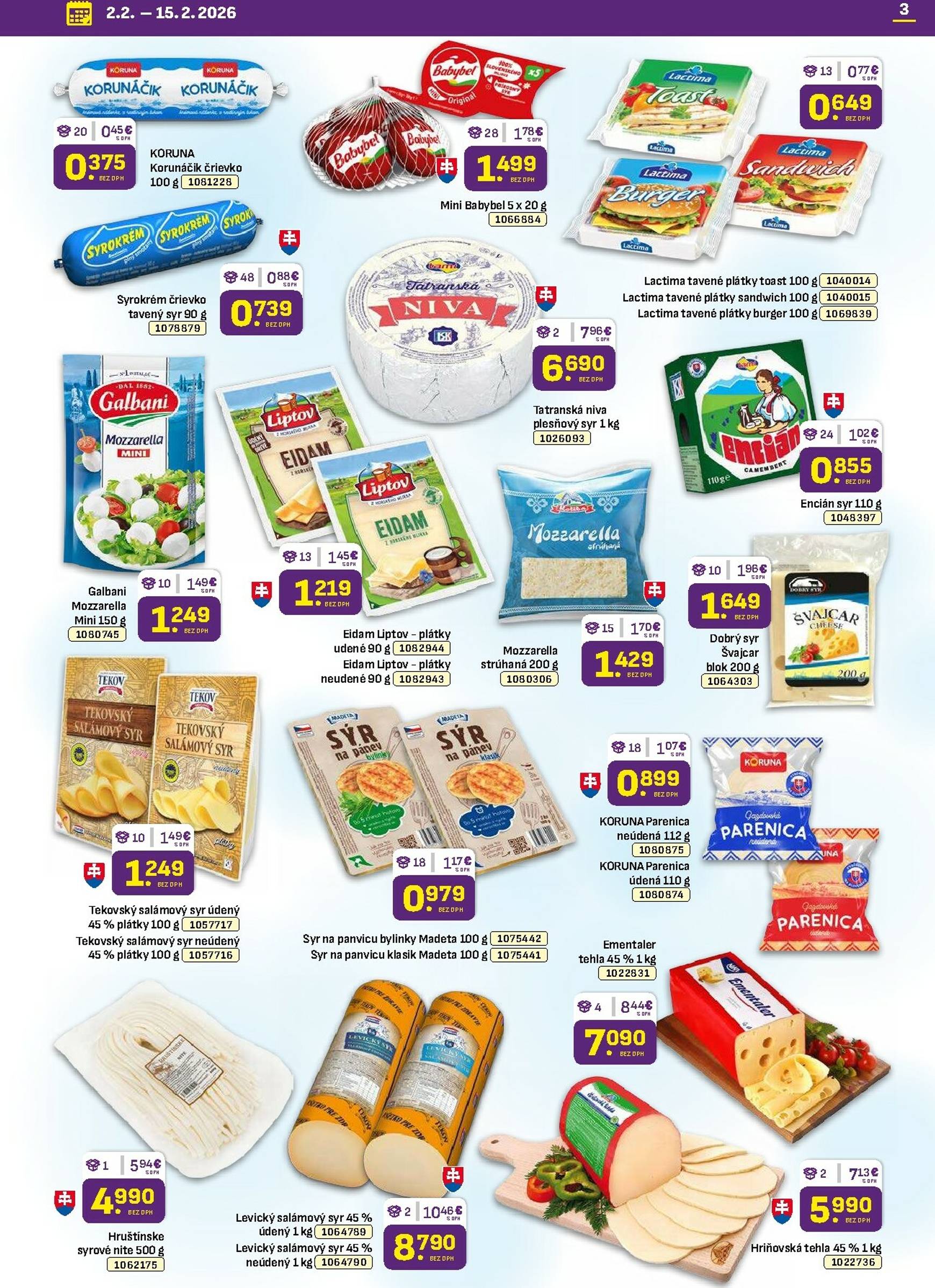 Page 3 of Aktuálny libex leták platný od pondelka 02.02 do 15.02