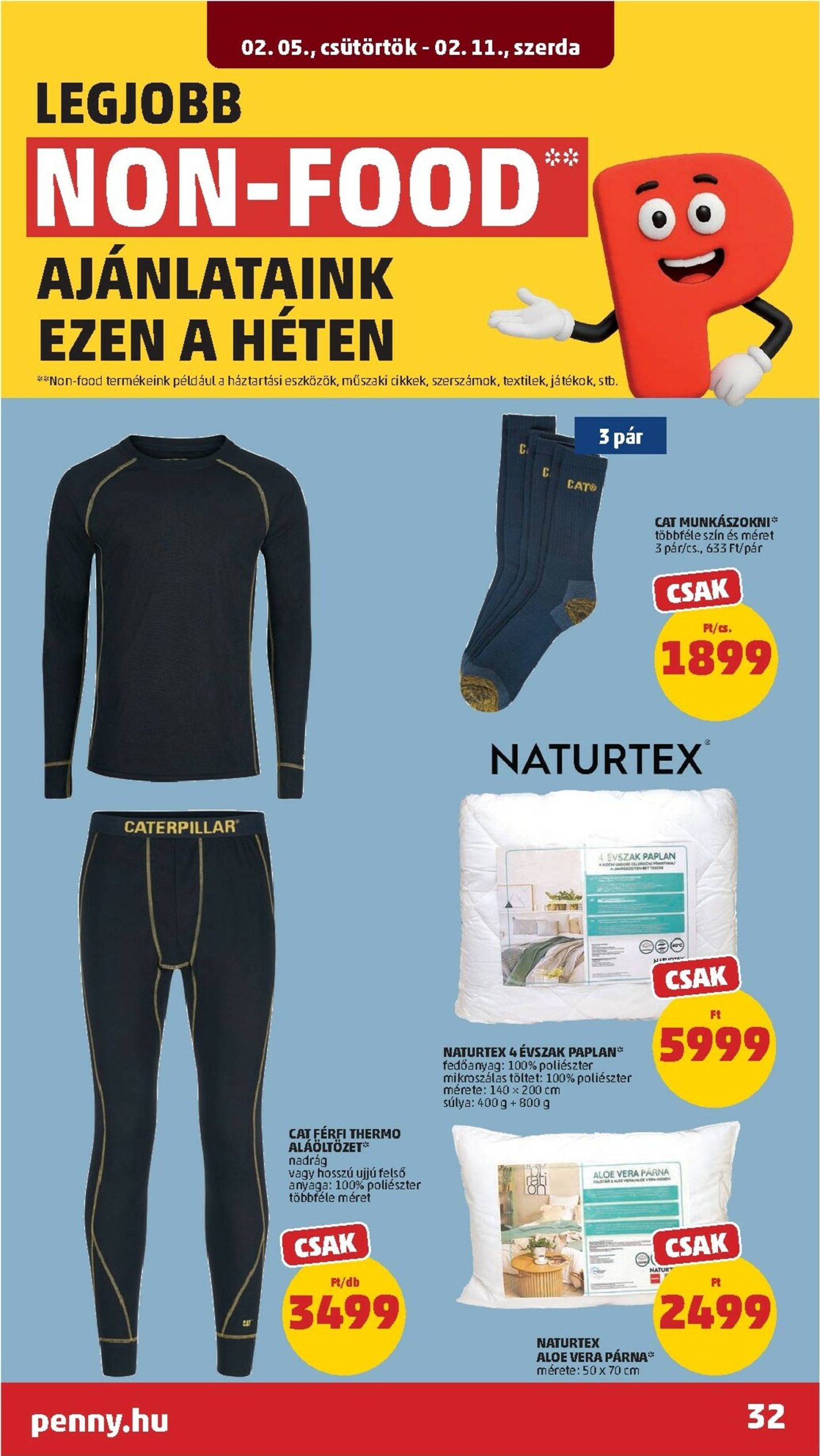 Page 36 of Aktuálny penny-madarsko leták platný od štvrtka 05.02 do 11.02