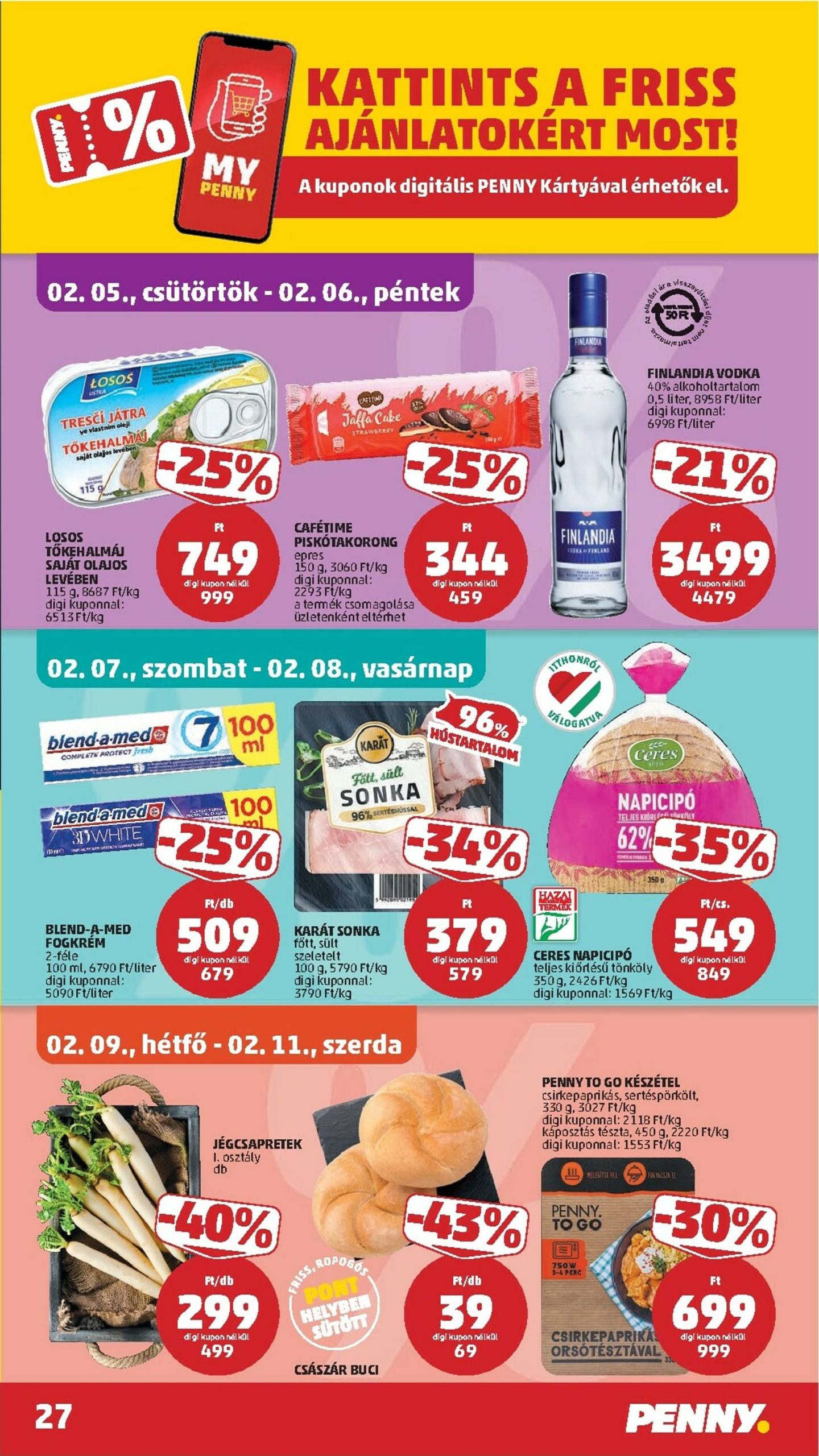 Page 29 of Aktuálny penny-madarsko leták platný od štvrtka 05.02 do 11.02