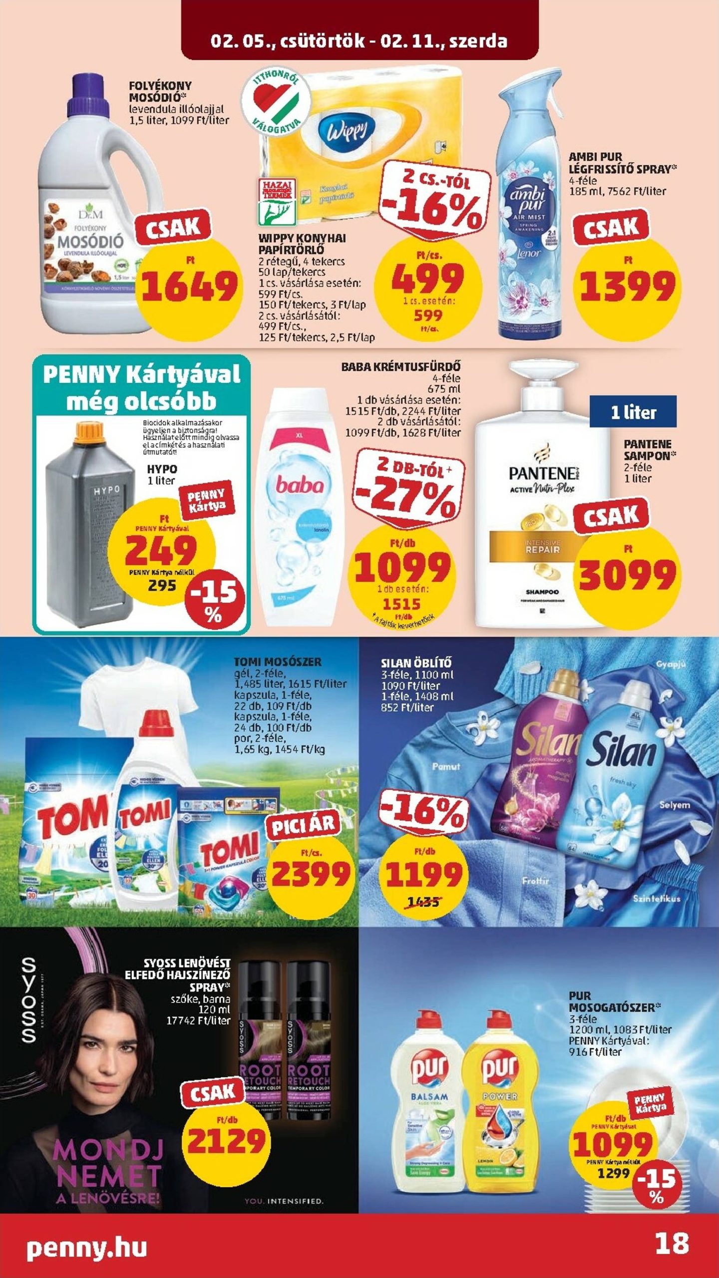 Page 20 of Aktuálny penny-madarsko leták platný od štvrtka 05.02 do 11.02