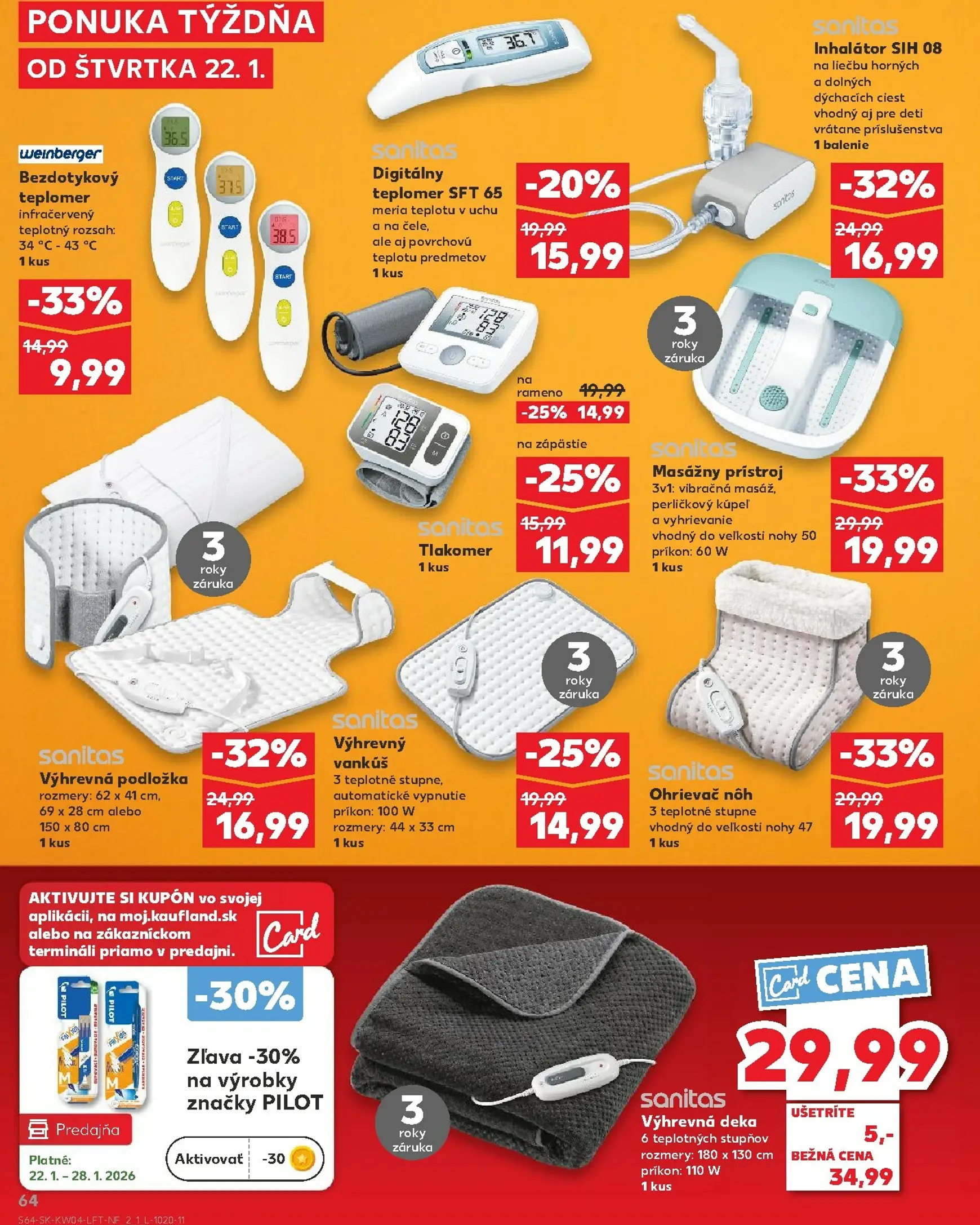 Page 64 of Aktuálny kaufland leták platný od štvrtka 22.01 do 28.01