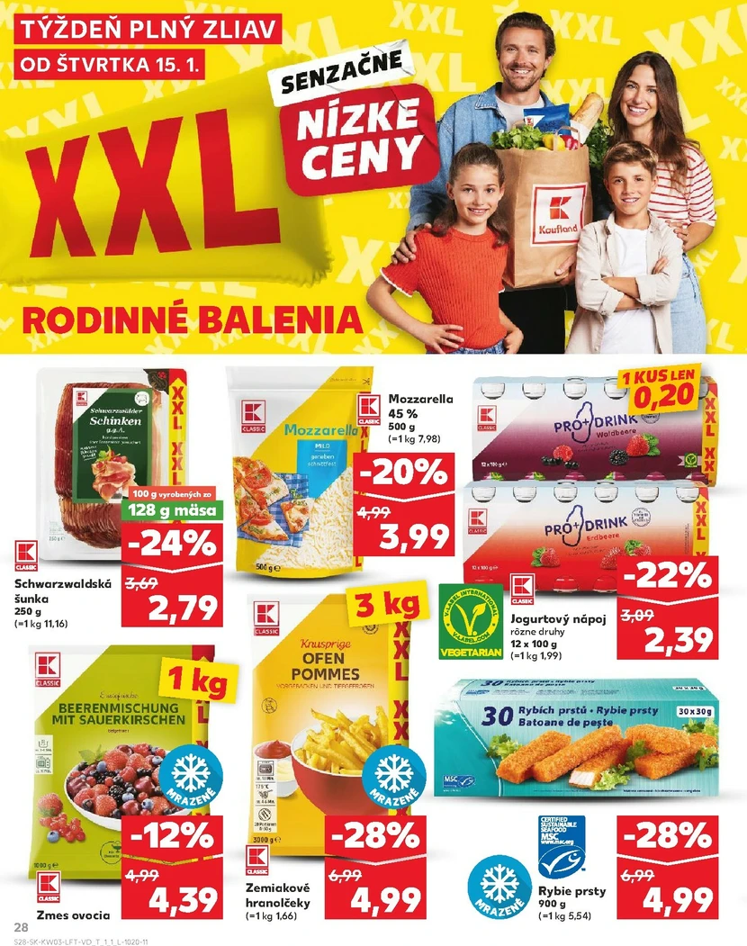 Page 28 of Aktuálny kaufland leták platný od štvrtka 15.01 do 21.01