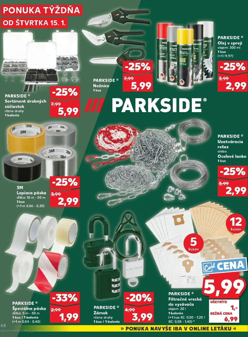 Page 68 of Aktuálny kaufland leták platný od štvrtka 15.01 do 21.01