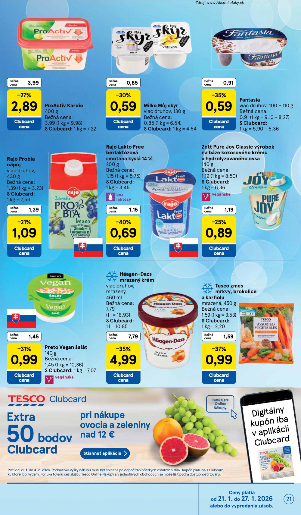 Page 21 of Aktuálny tesco leták platný od stredy 21.01 do 27.01