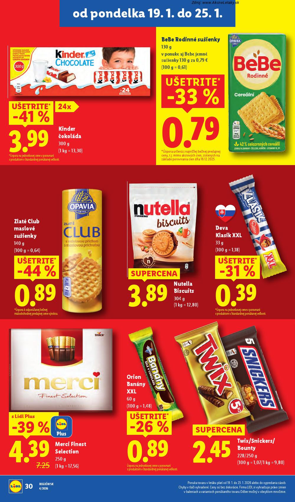 Page 34 of Aktuálny lidl leták platný od pondelka 19.01 do 25.01