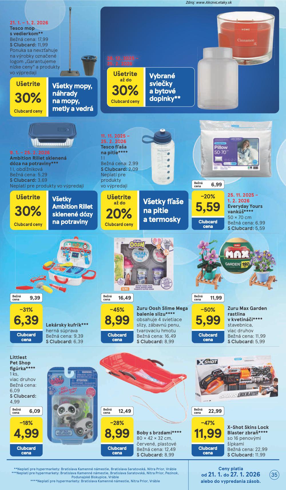 Page 35 of Aktuálny tesco leták platný od stredy 21.01 do 27.01