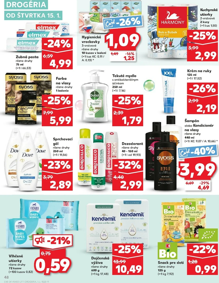 Page 48 of Aktuálny kaufland leták platný od štvrtka 15.01 do 21.01