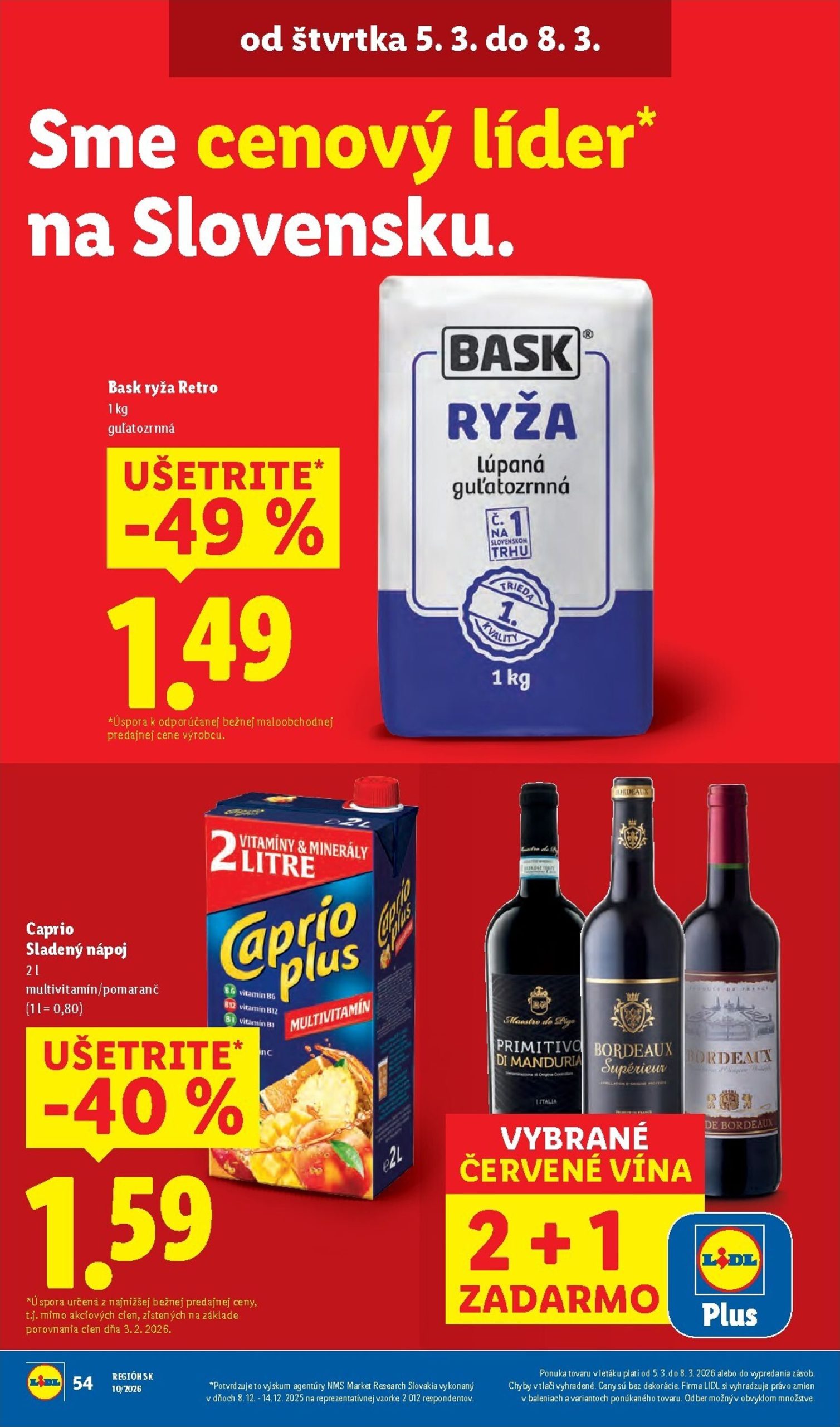Page 72 of Aktuálny lidl leták platný od pondelka 02.03 do 08.03
