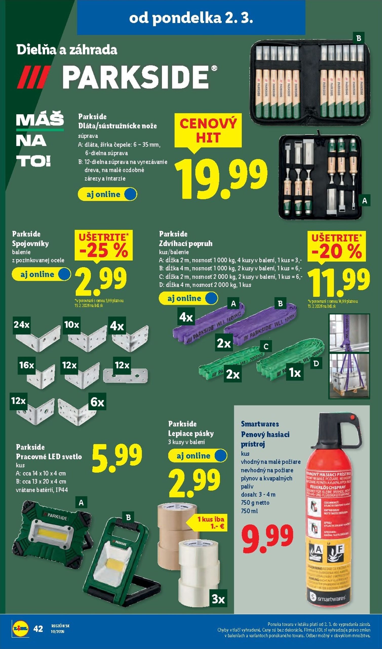 Page 58 of Aktuálny lidl leták platný od pondelka 02.03 do 08.03