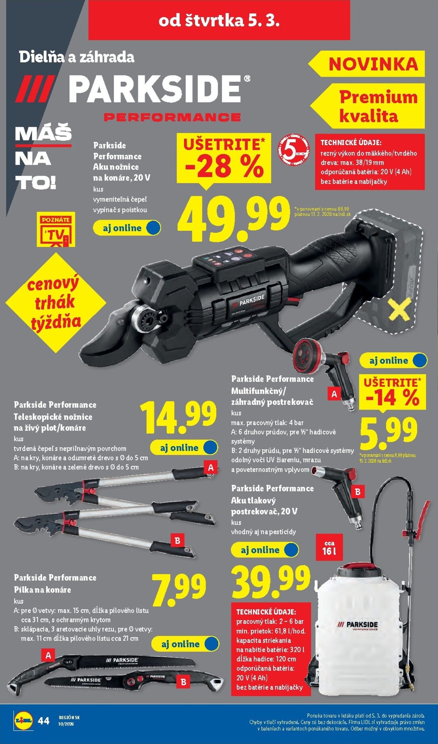 Page 92 of Aktuálny lidl leták platný od pondelka 02.03 do 08.03