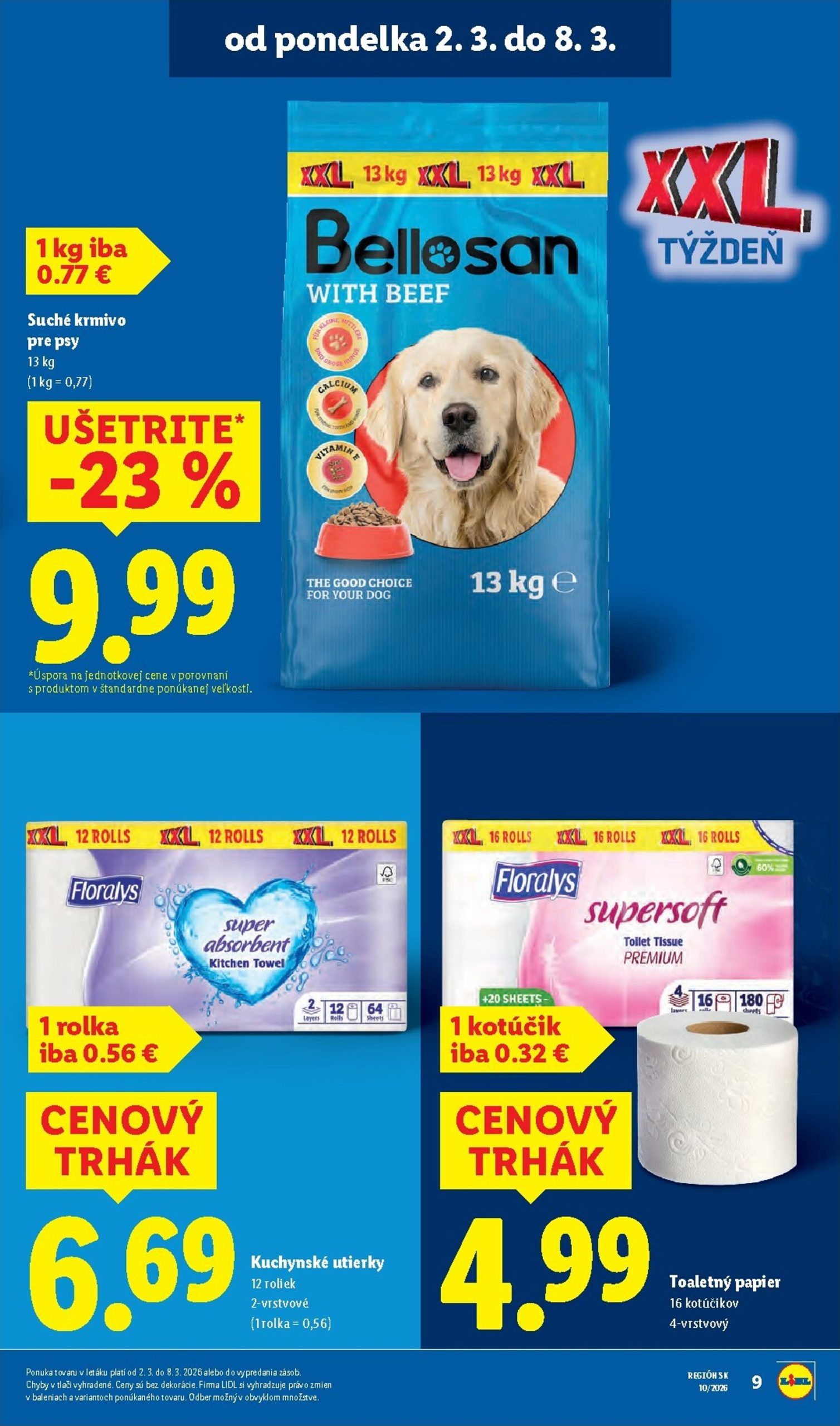 Page 9 of Aktuálny lidl leták platný od pondelka 02.03 do 08.03