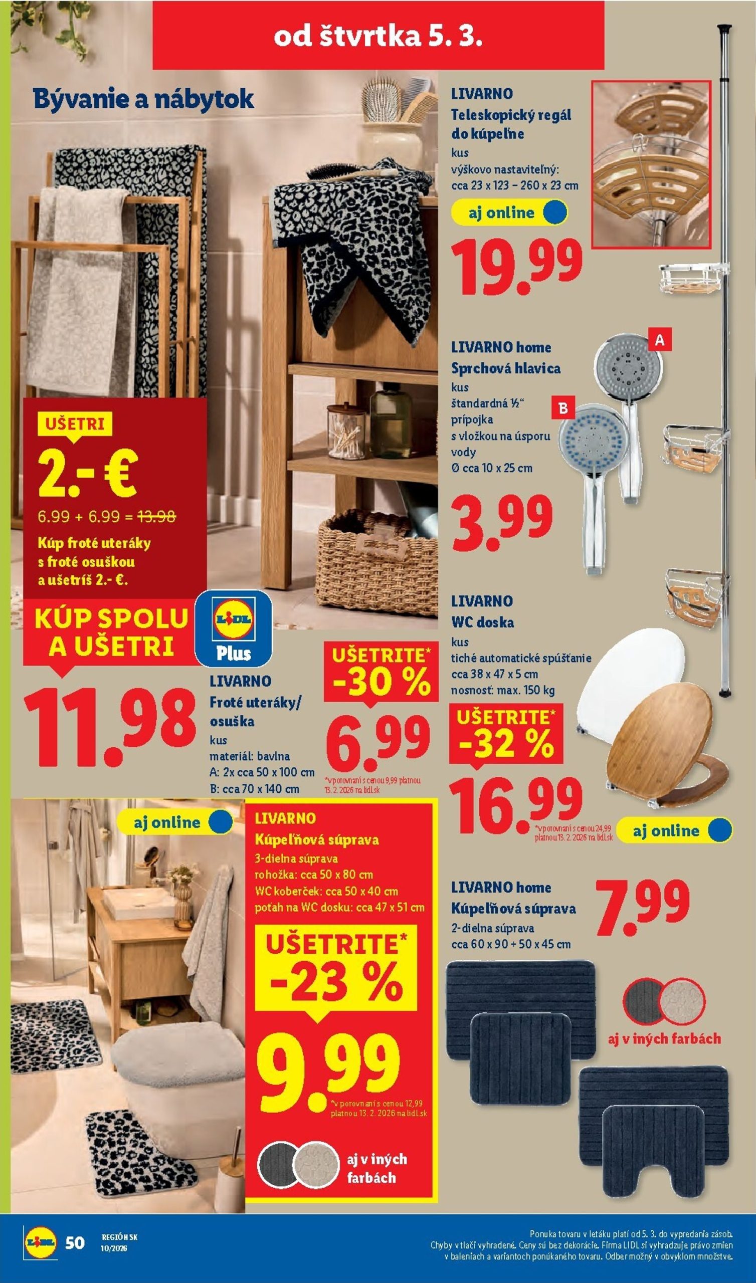 Page 98 of Aktuálny lidl leták platný od pondelka 02.03 do 08.03