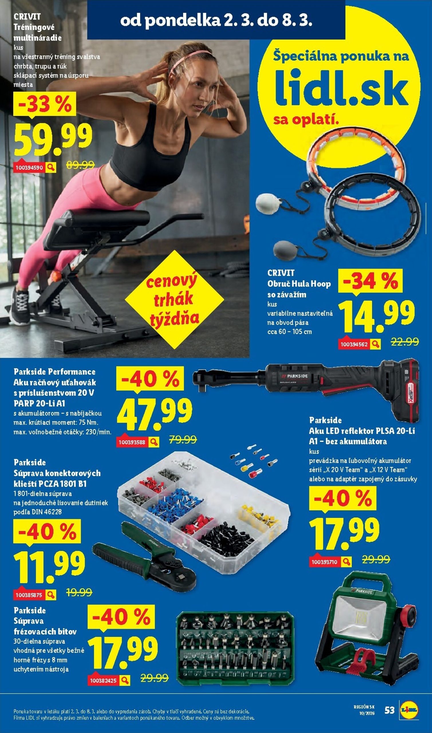 Page 66 of Aktuálny lidl leták platný od pondelka 02.03 do 08.03