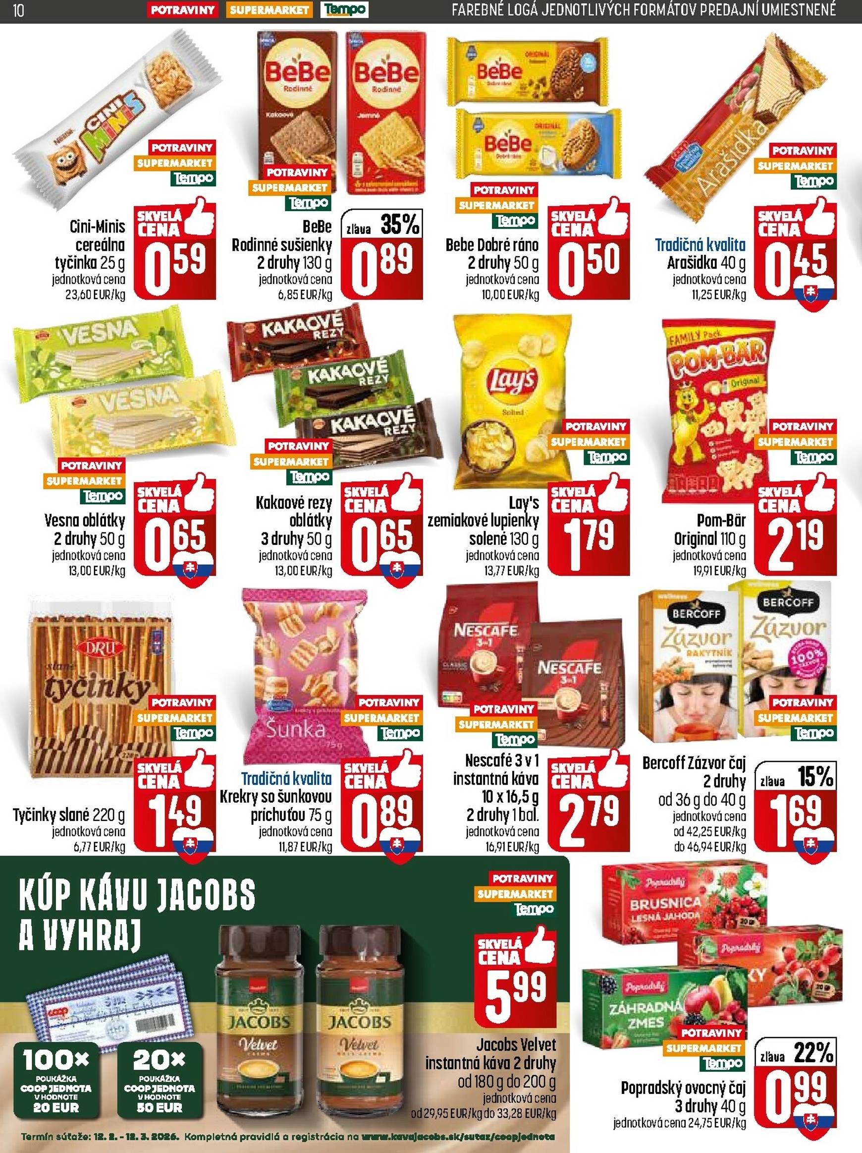 Page 10 of Aktuálny coop-jednota leták platný od štvrtka 12.02 do 18.02