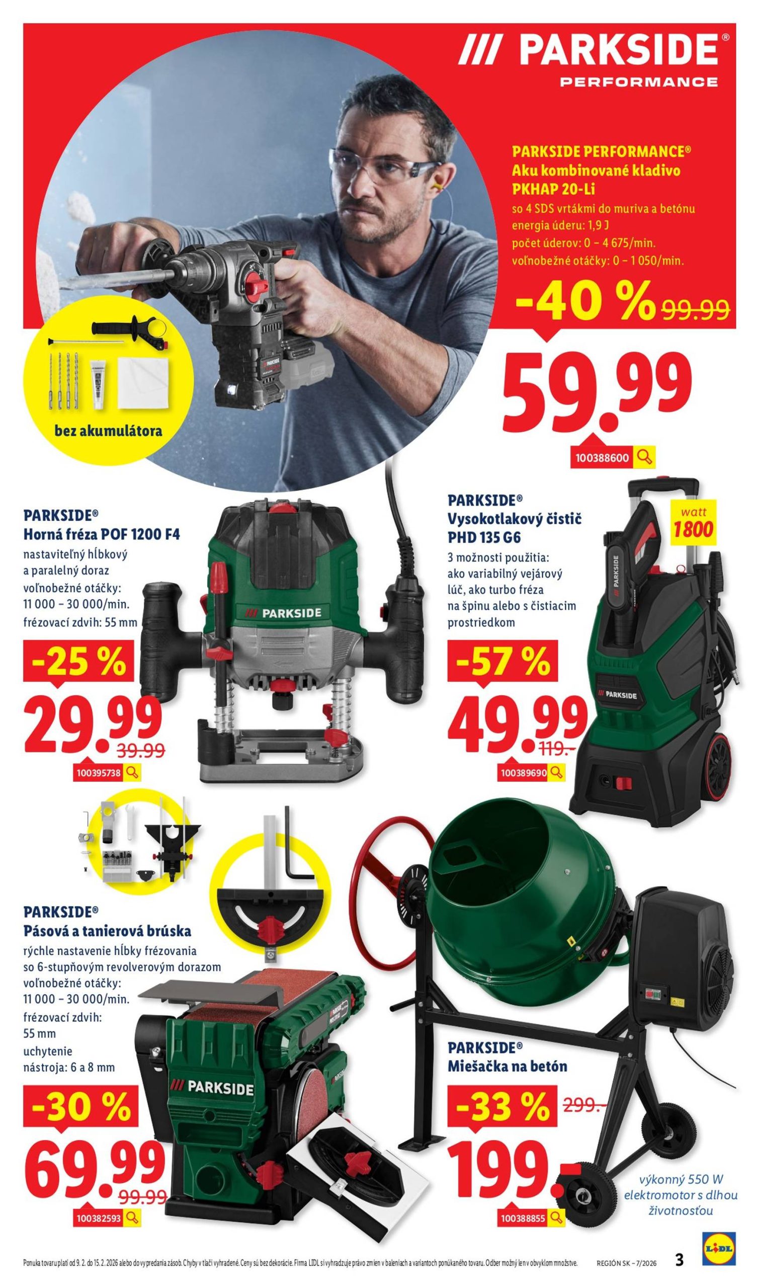 Page 3 of Aktuálny lidl leták platný od pondelka 09.02 do 15.02