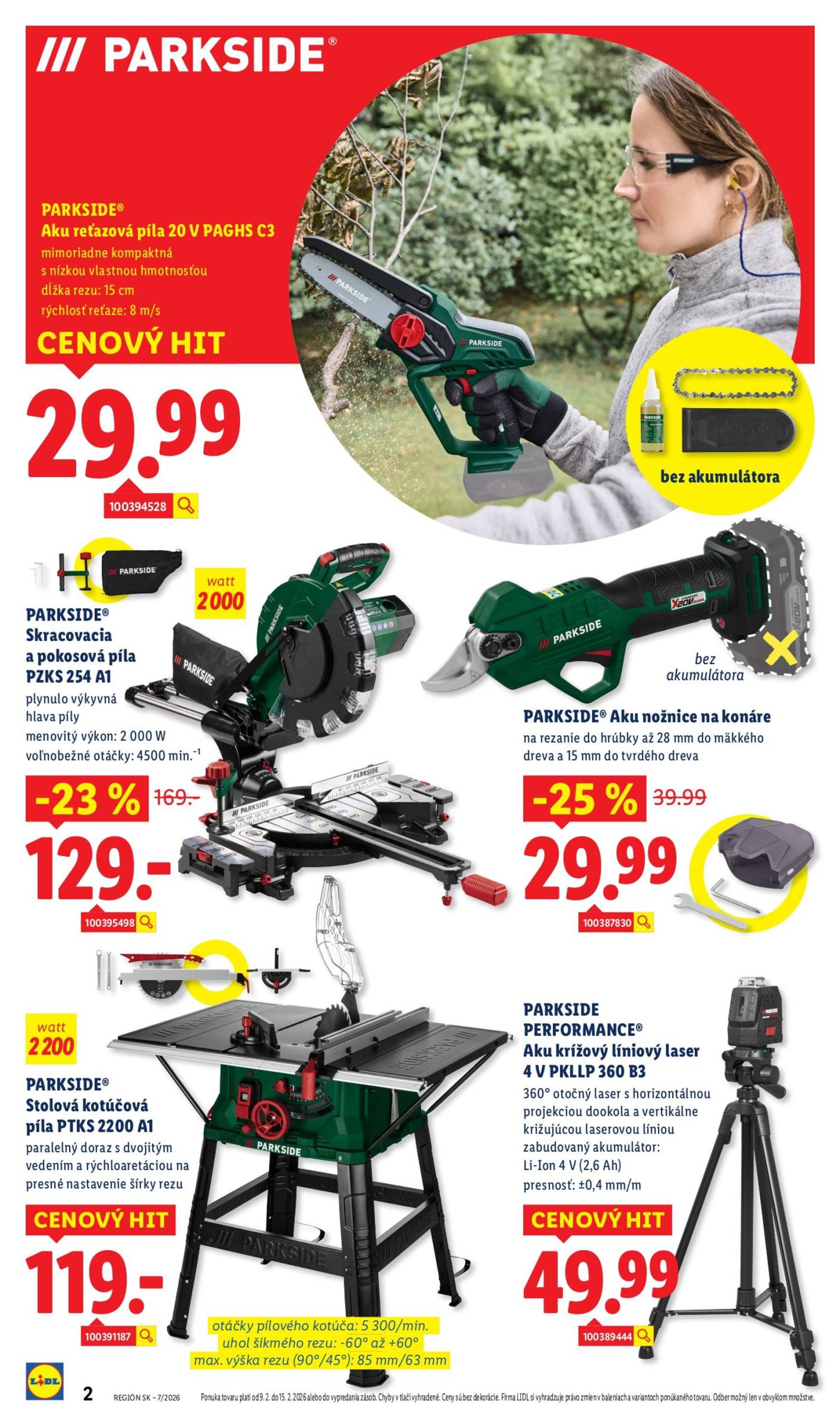 Page 2 of Aktuálny lidl leták platný od pondelka 09.02 do 15.02