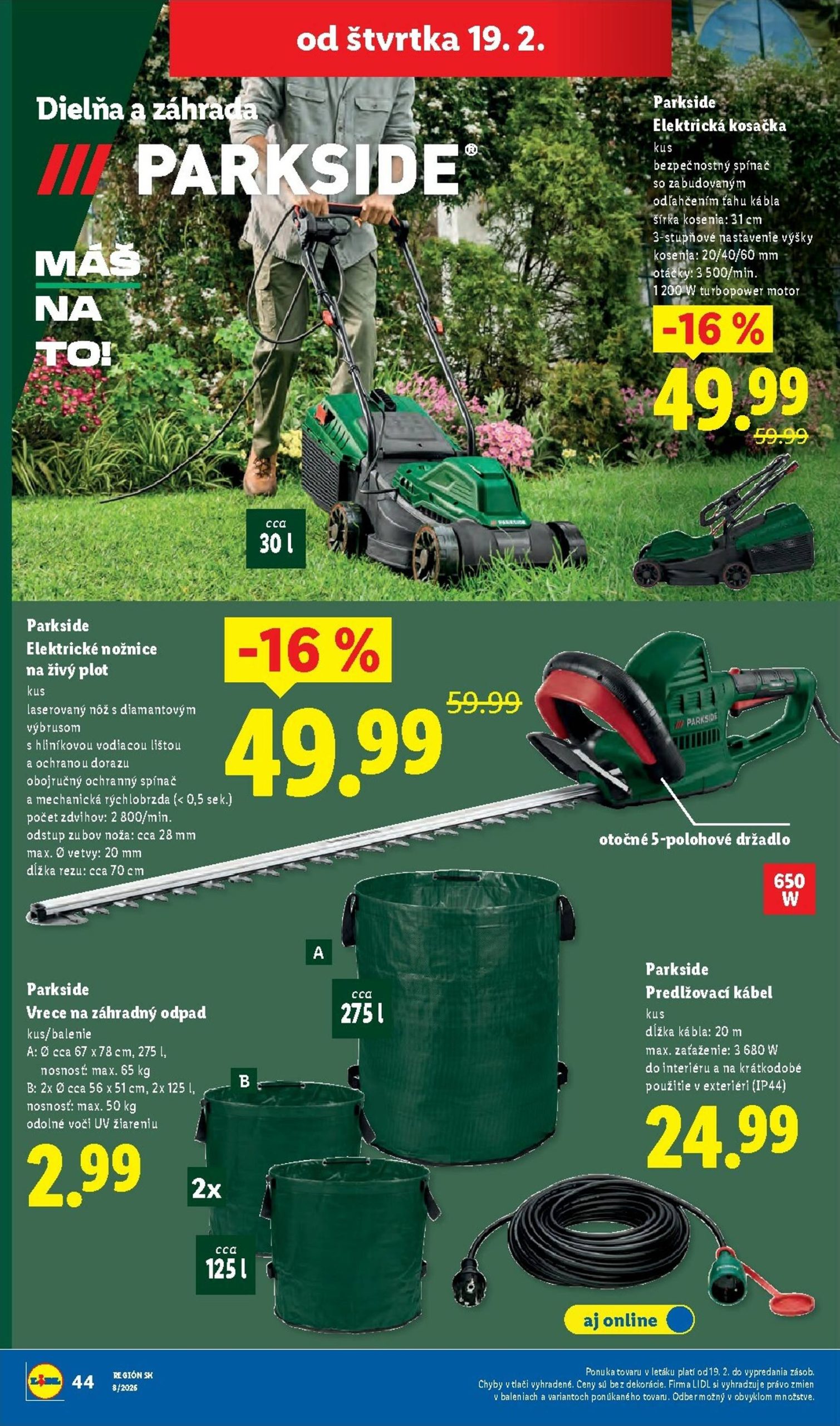 Page 76 of Aktuálny lidl leták platný od pondelka 16.02 do 22.02