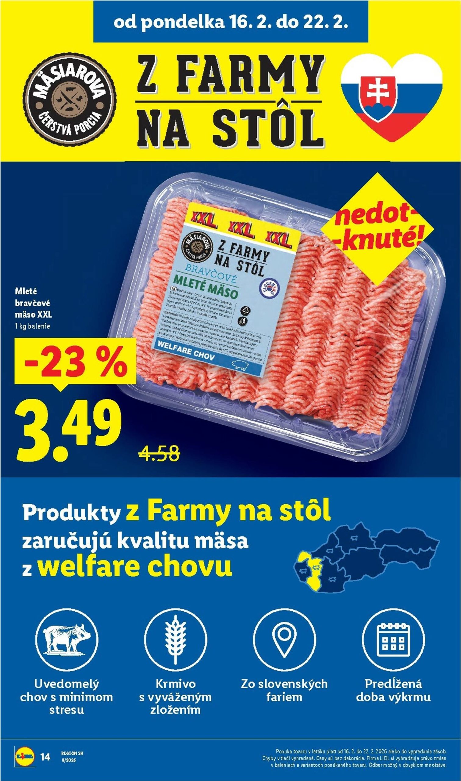 Page 14 of Aktuálny lidl leták platný od pondelka 16.02 do 22.02