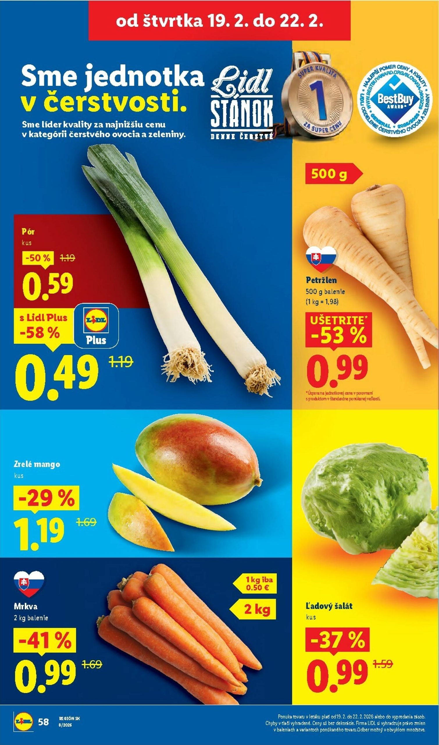 Page 64 of Aktuálny lidl leták platný od pondelka 16.02 do 22.02