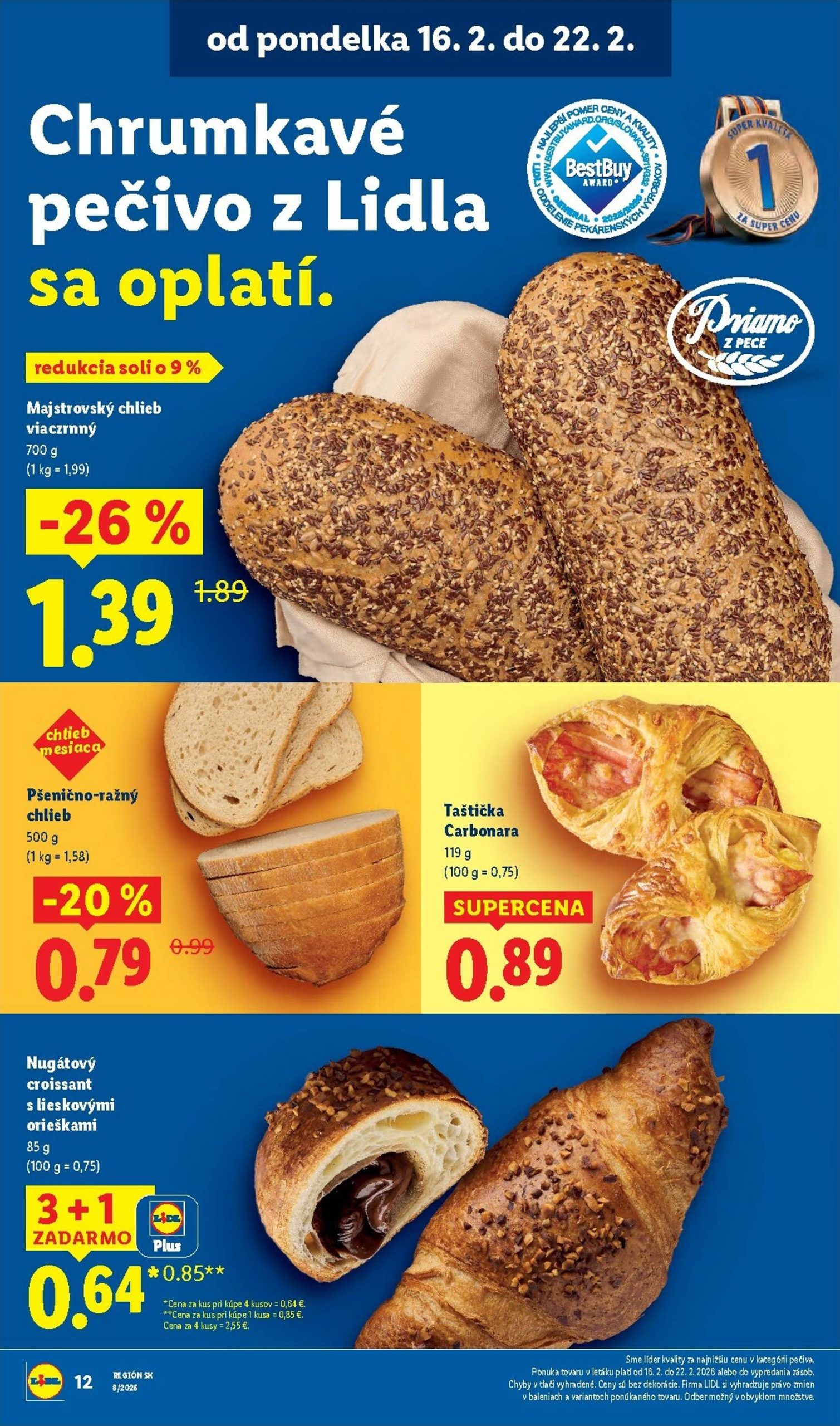 Page 12 of Aktuálny lidl leták platný od pondelka 16.02 do 22.02