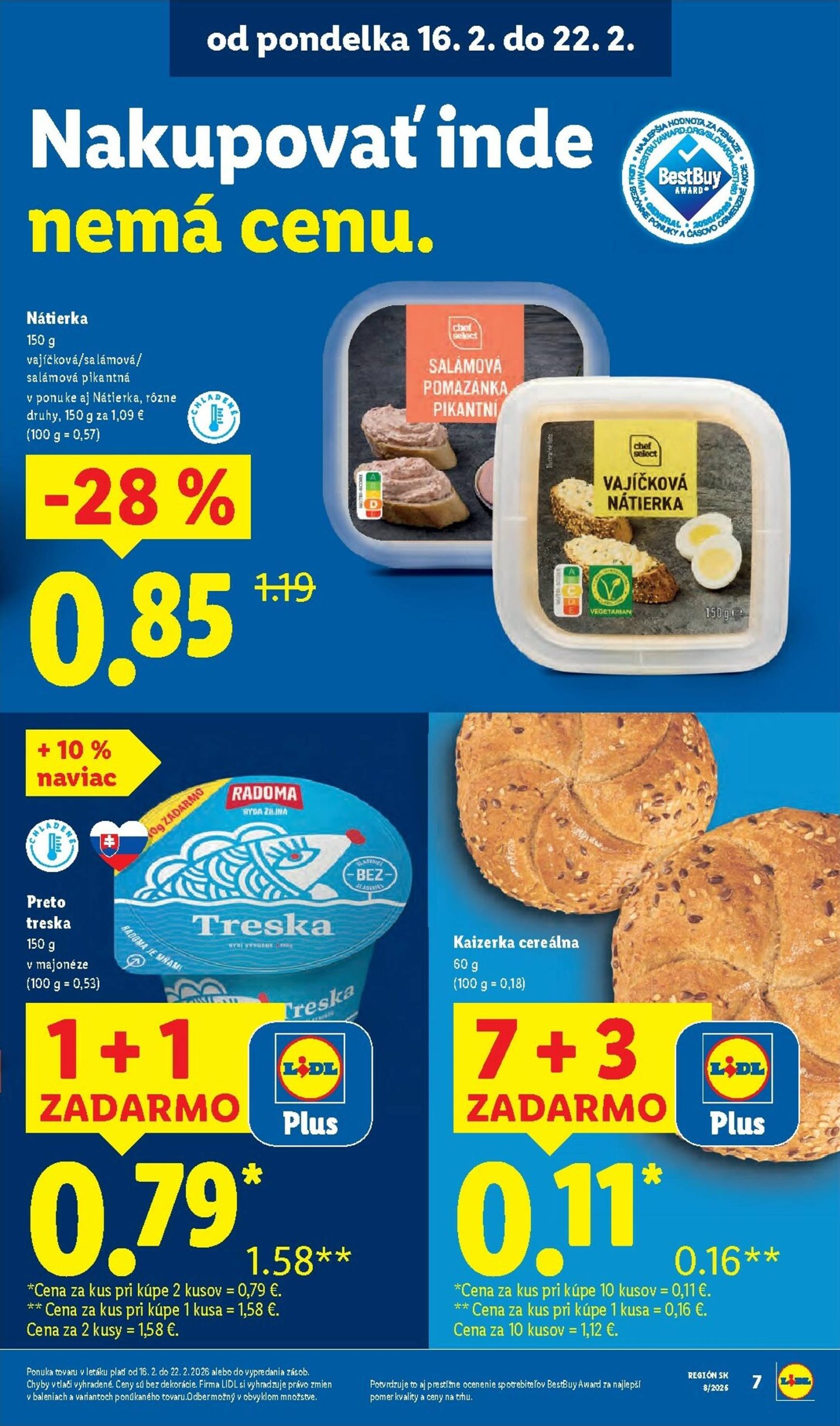Page 7 of Aktuálny lidl leták platný od pondelka 16.02 do 22.02