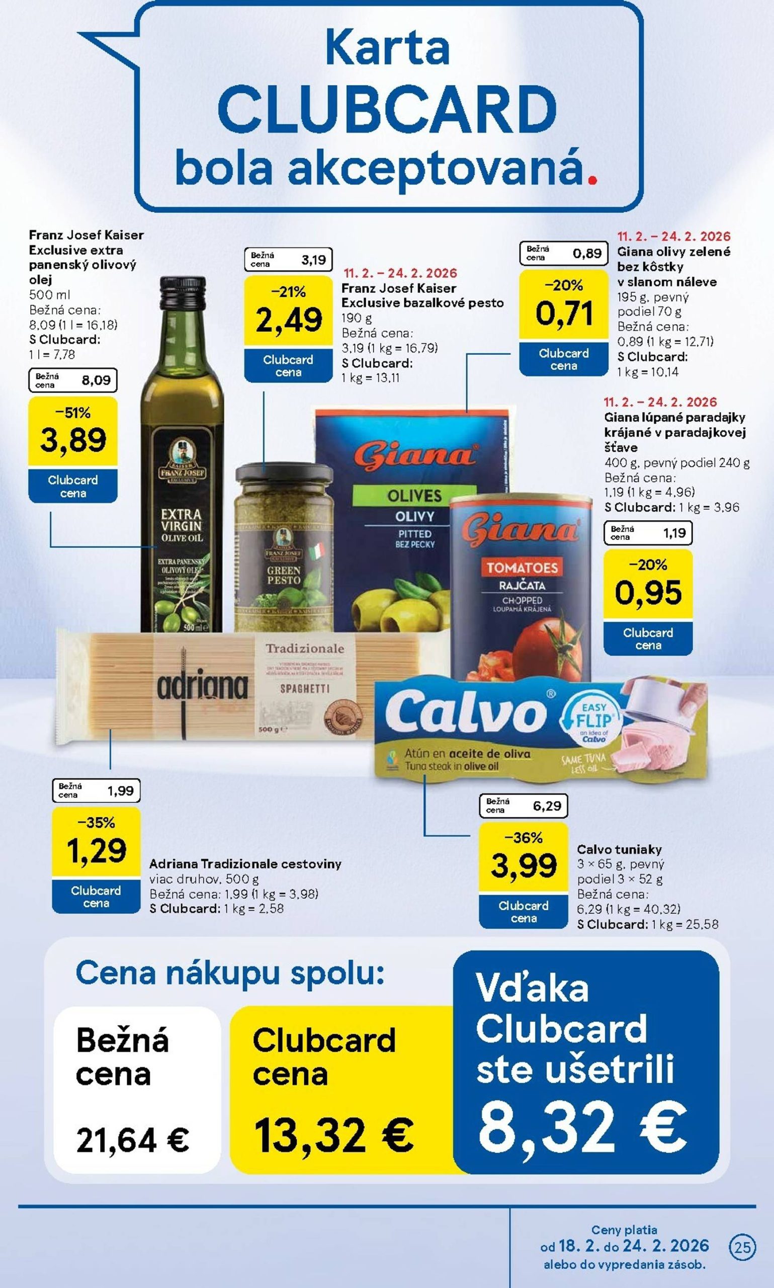 Page 25 of Aktuálny tesco leták platný od stredy 18.02 do 24.02