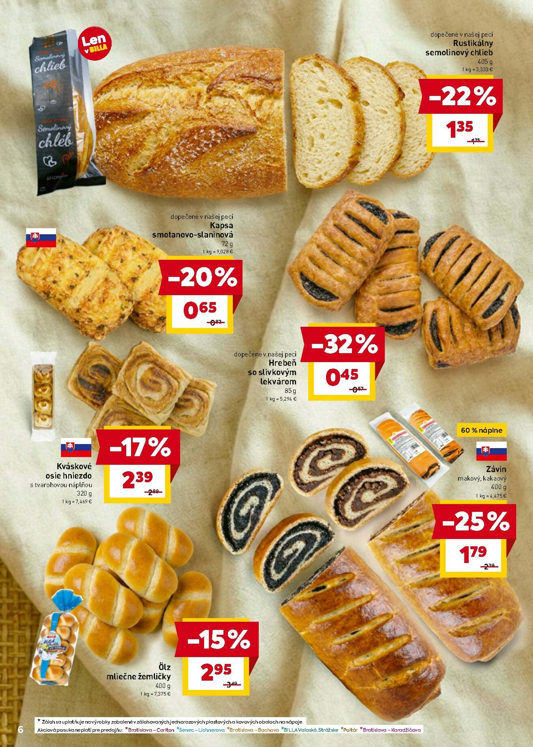 Page 6 of Aktuálny billa leták platný od stredy 18.02 do 24.02