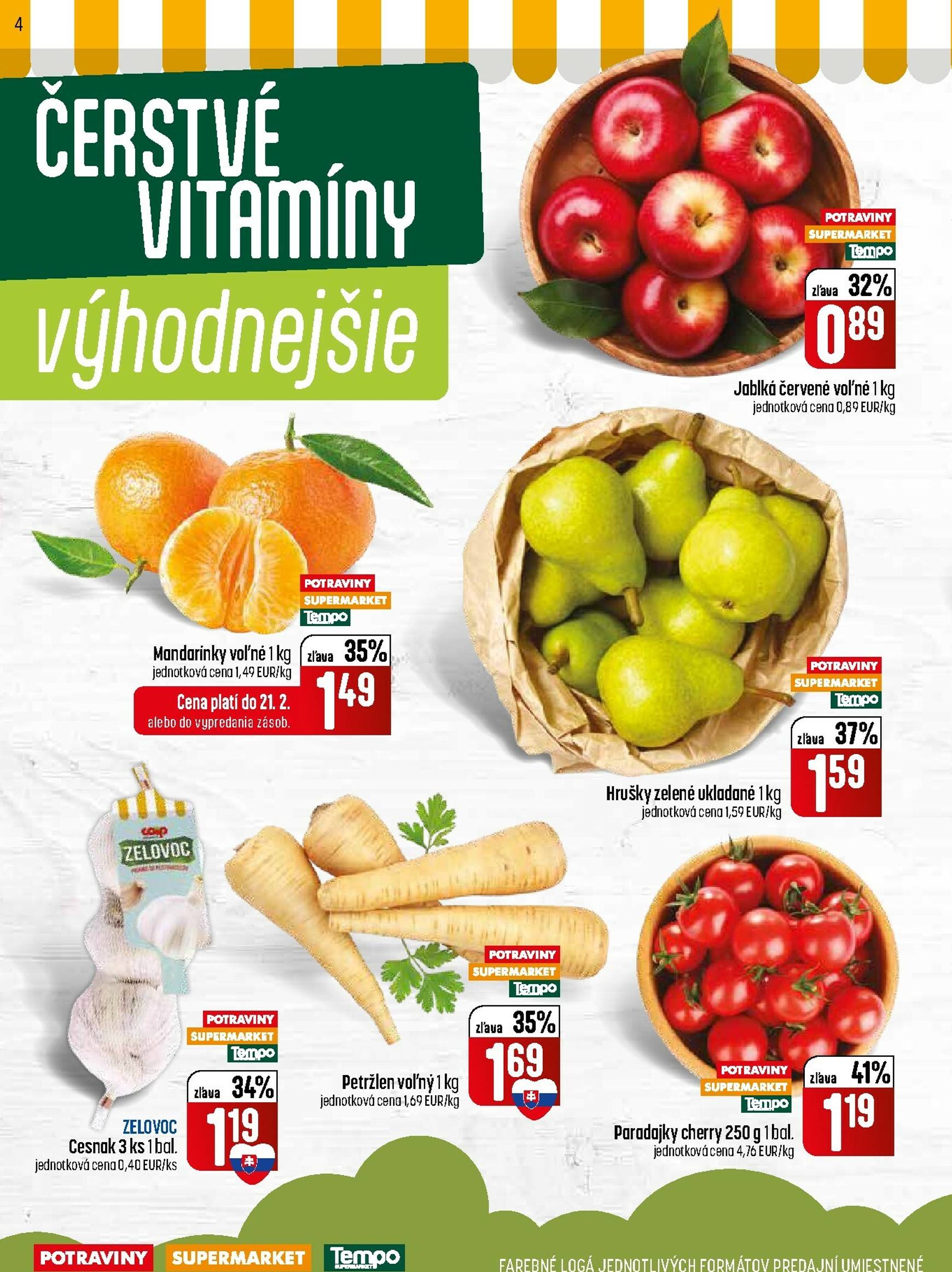 Page 4 of Aktuálny coop-jednota leták platný od štvrtka 19.02 do 25.02