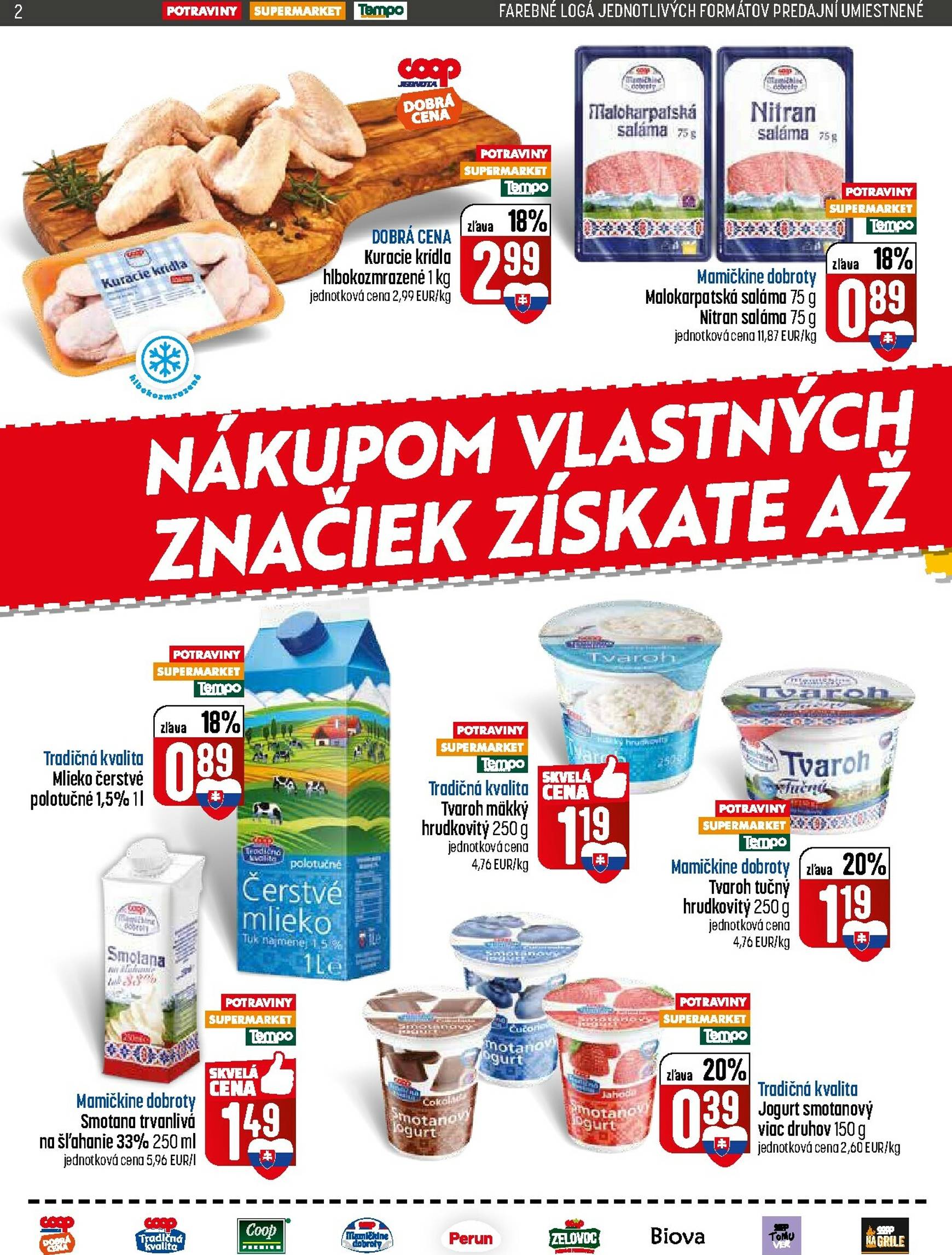 Page 2 of Aktuálny coop-jednota leták platný od štvrtka 19.02 do 25.02