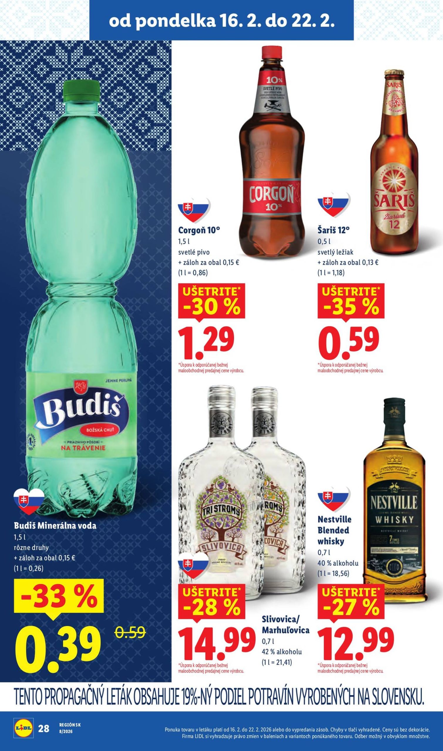 Page 62 of Aktuálny lidl leták platný od štvrtka 19.02 do 22.02