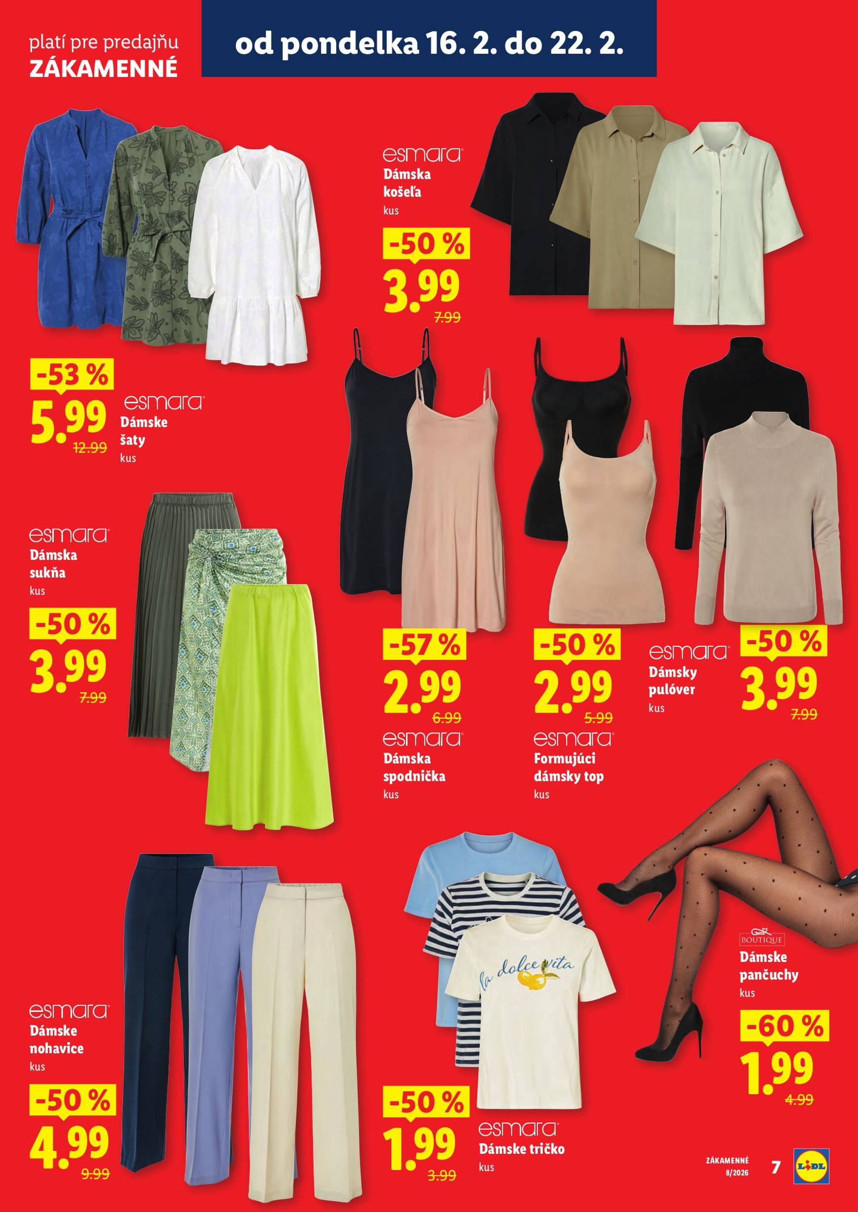 Page 7 of Aktuálny lidl leták platný od pondelka 16.02 do 22.02