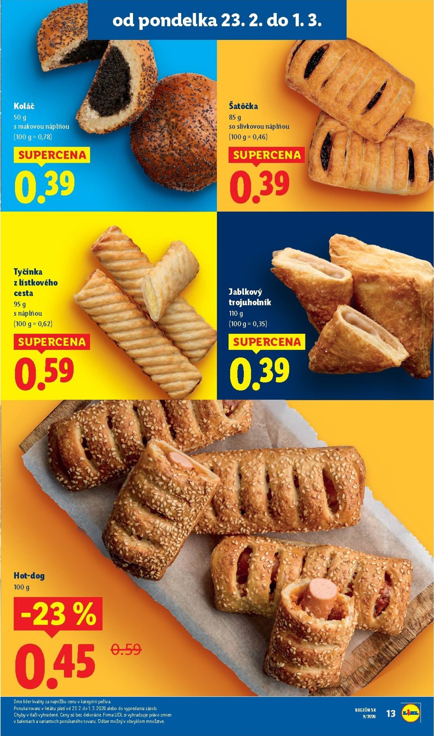 Page 13 of Aktuálny lidl leták platný od pondelka 23.02 do 01.03