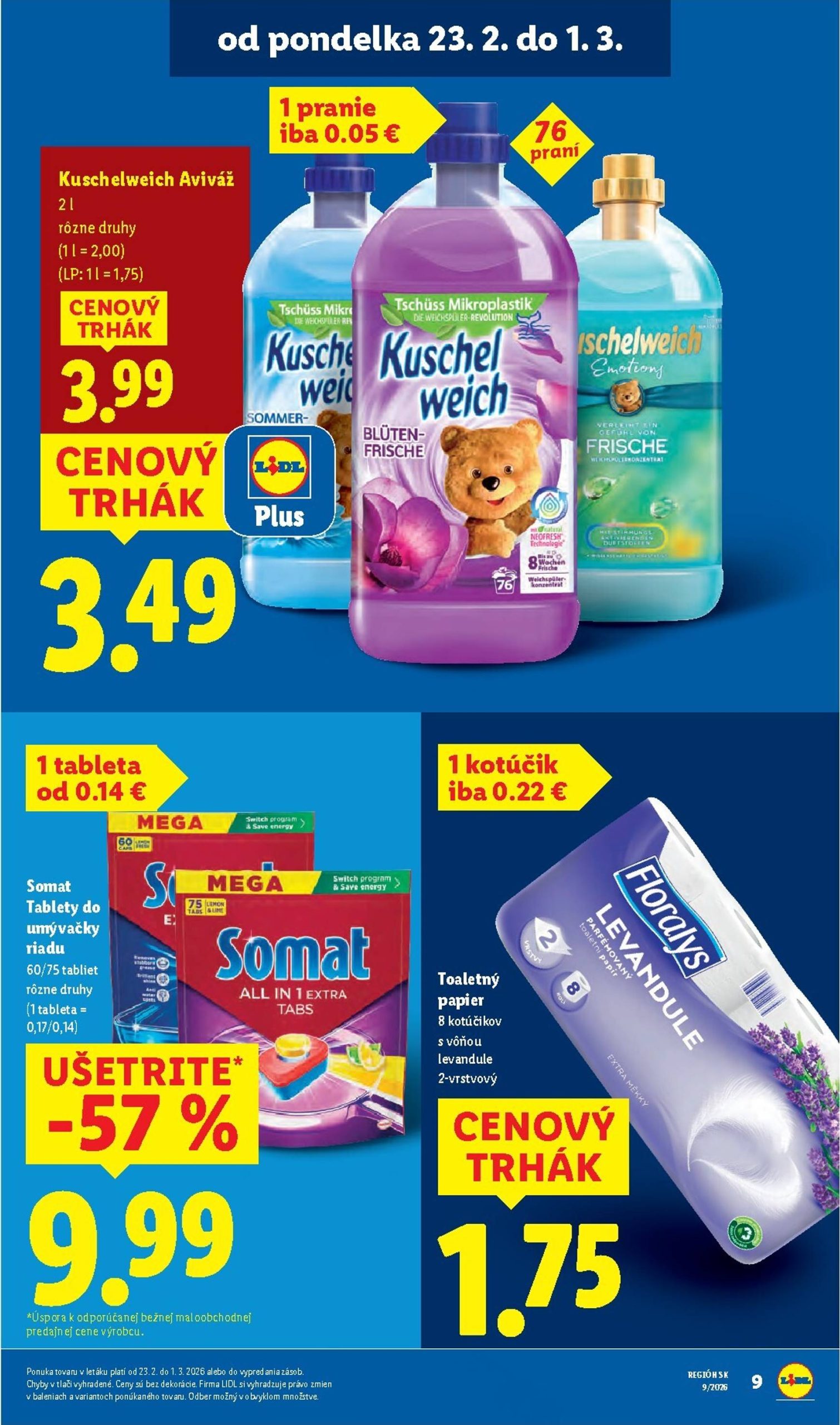 Page 9 of Aktuálny lidl leták platný od pondelka 23.02 do 01.03