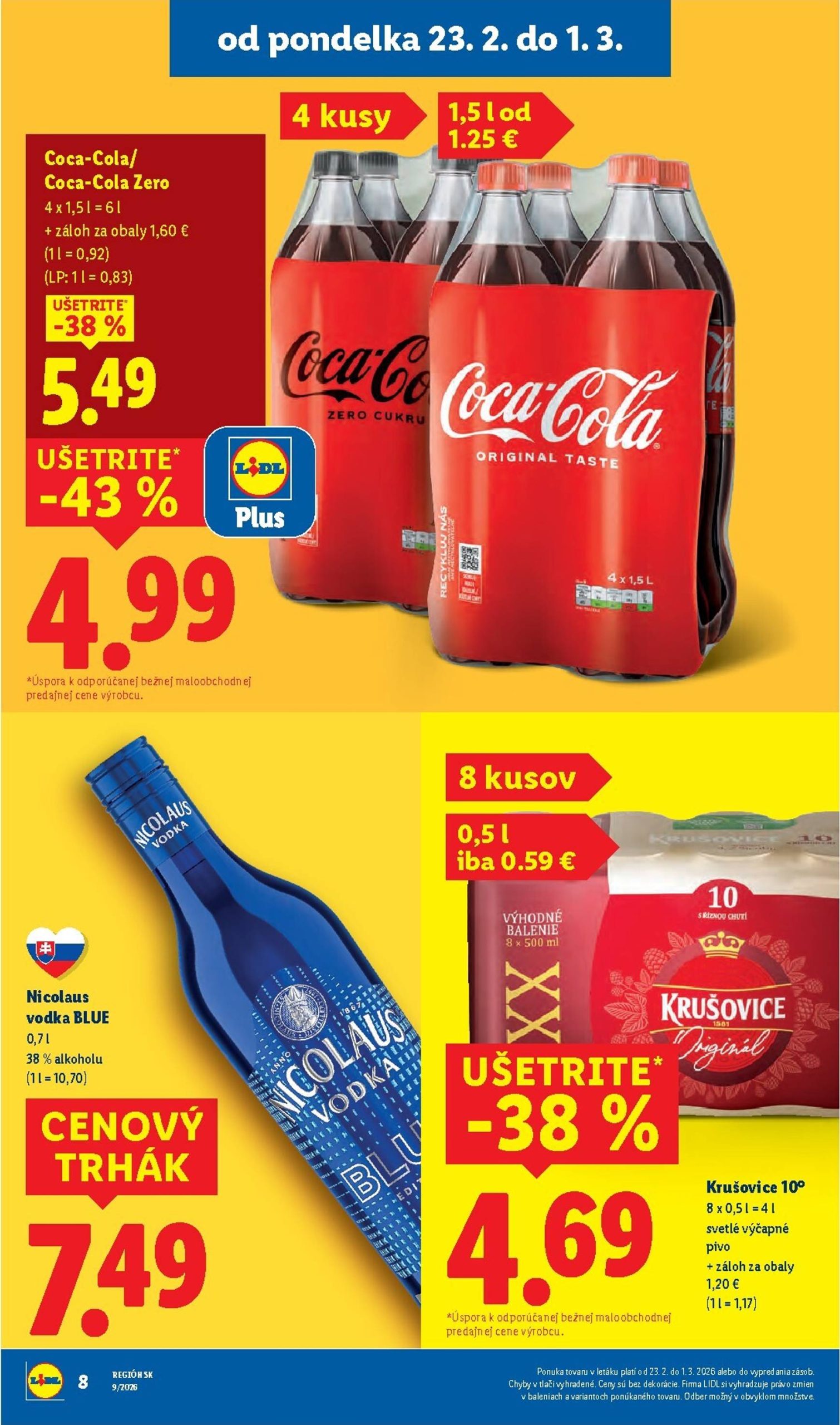 Page 8 of Aktuálny lidl leták platný od pondelka 23.02 do 01.03