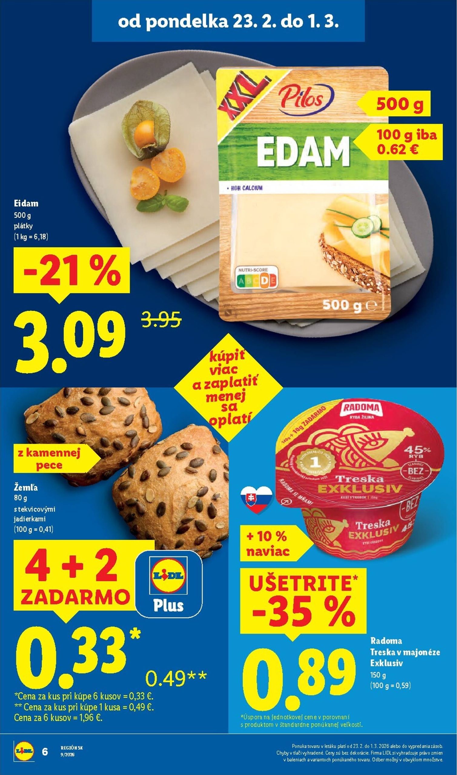 Page 6 of Aktuálny lidl leták platný od pondelka 23.02 do 01.03