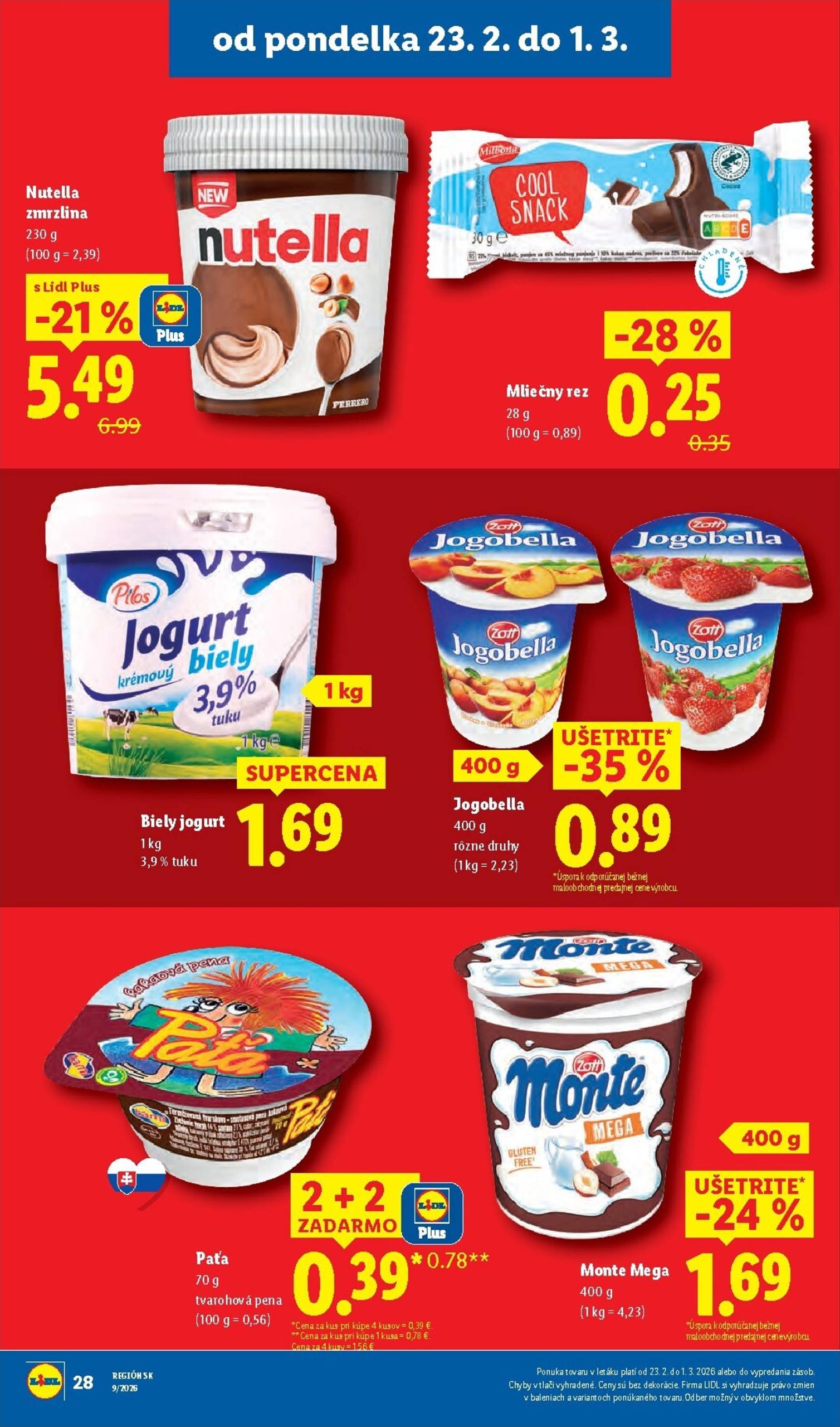 Page 34 of Aktuálny lidl leták platný od pondelka 23.02 do 01.03