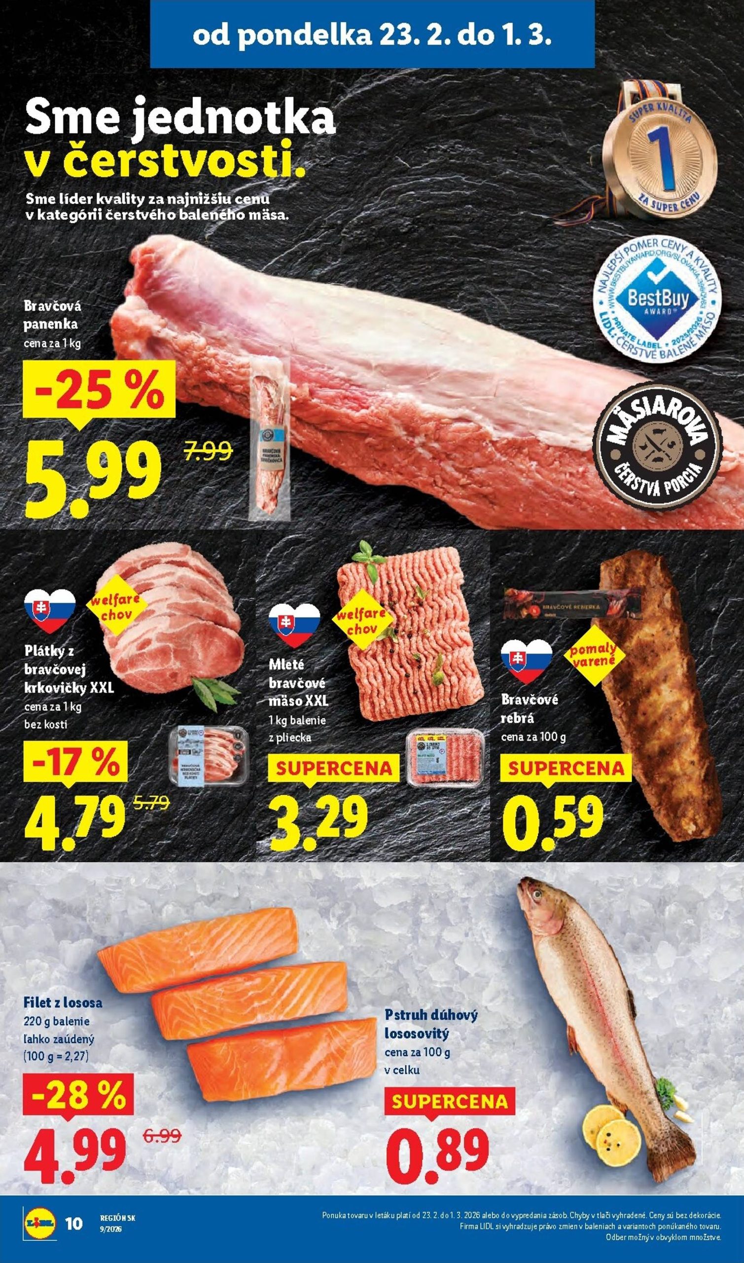 Page 10 of Aktuálny lidl leták platný od pondelka 23.02 do 01.03