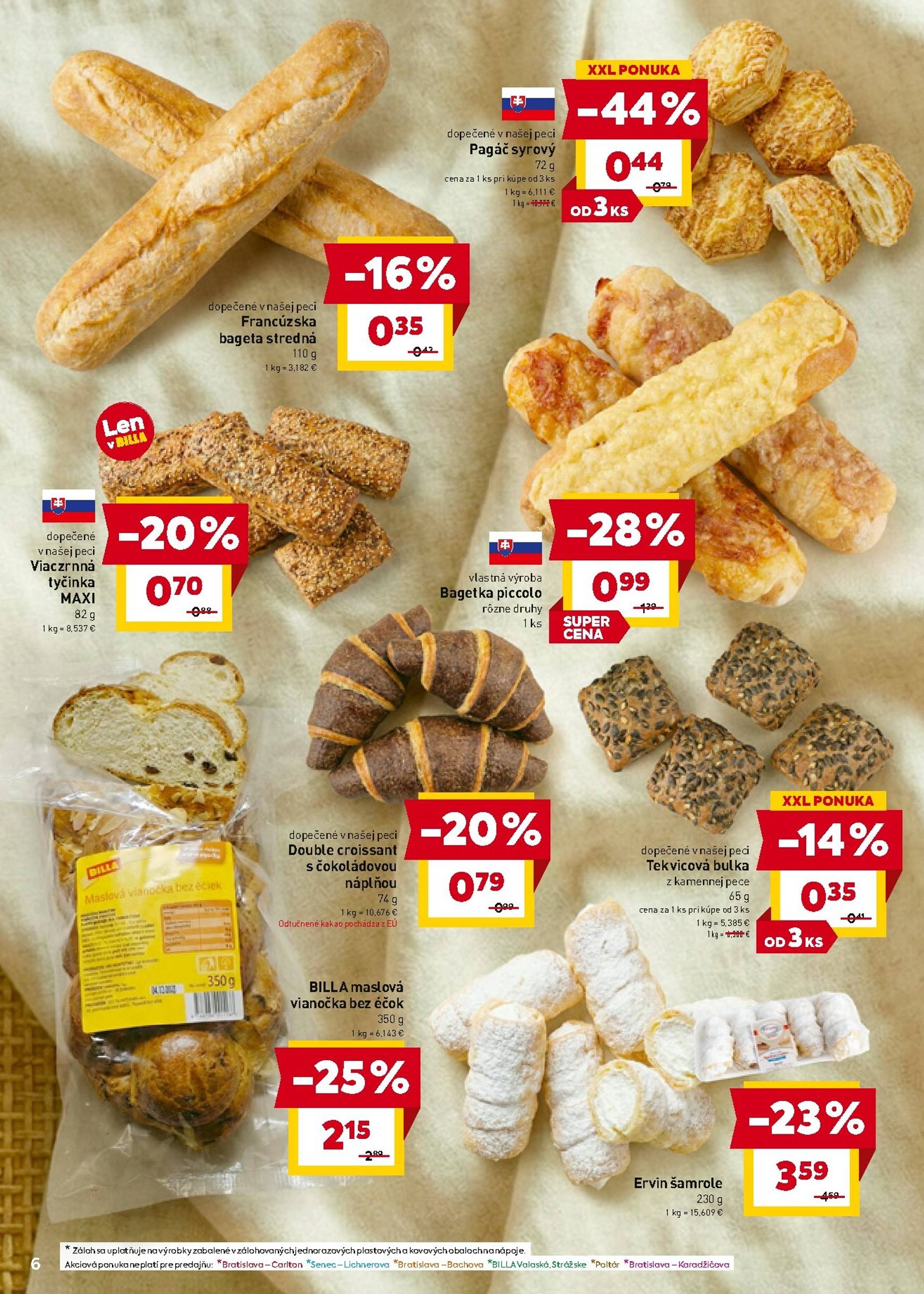 Page 6 of Aktuálny billa leták platný od stredy 25.02 do 03.03