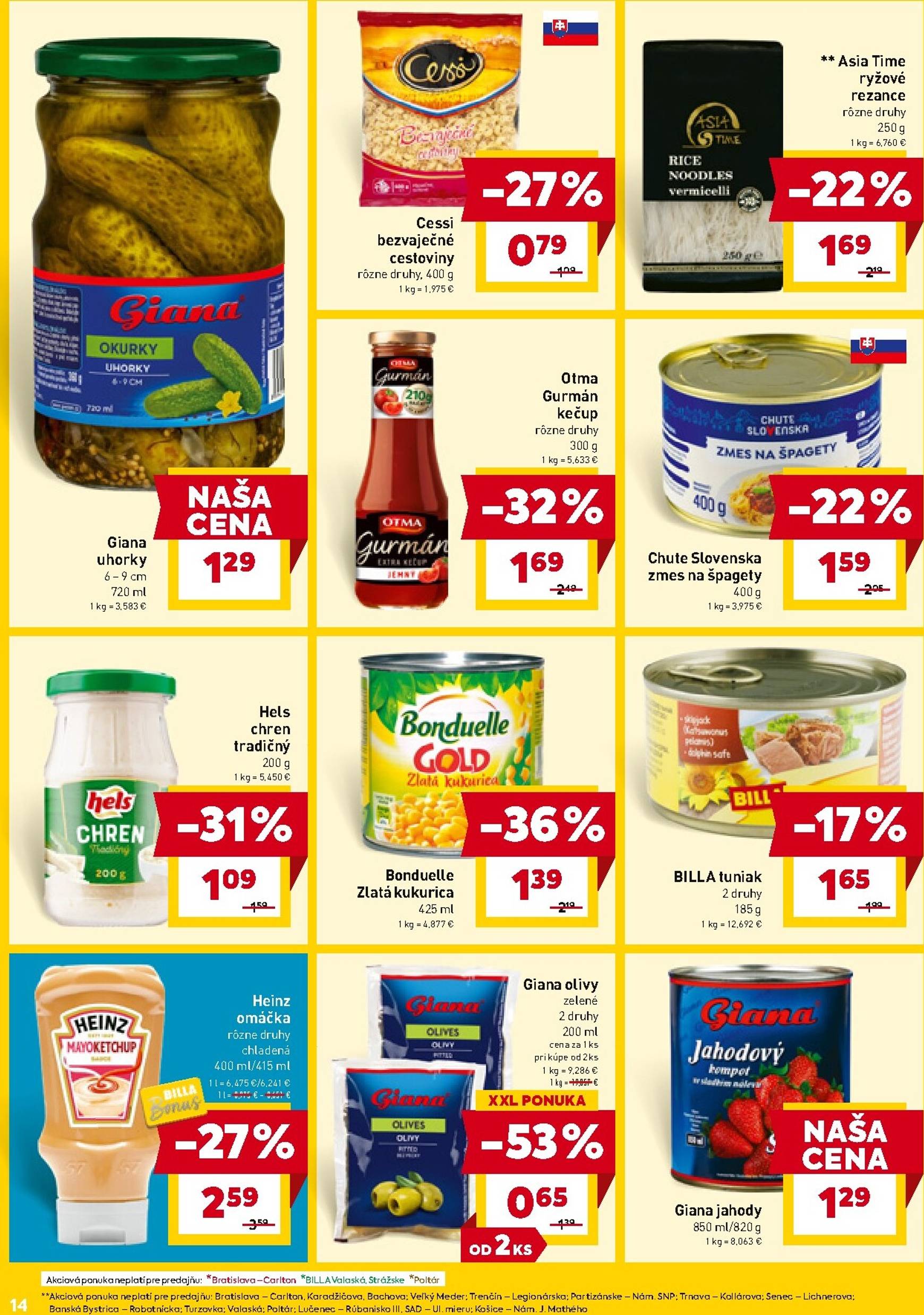Page 14 of Aktuálny billa leták platný od stredy 25.02 do 03.03