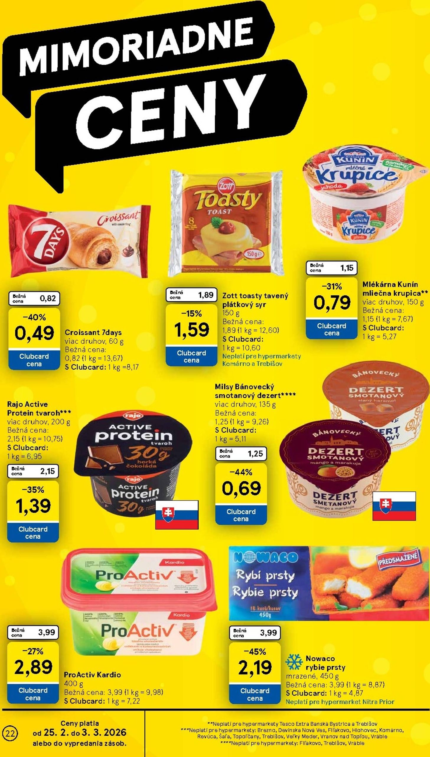Page 22 of Aktuálny tesco leták platný od stredy 25.02 do 03.03