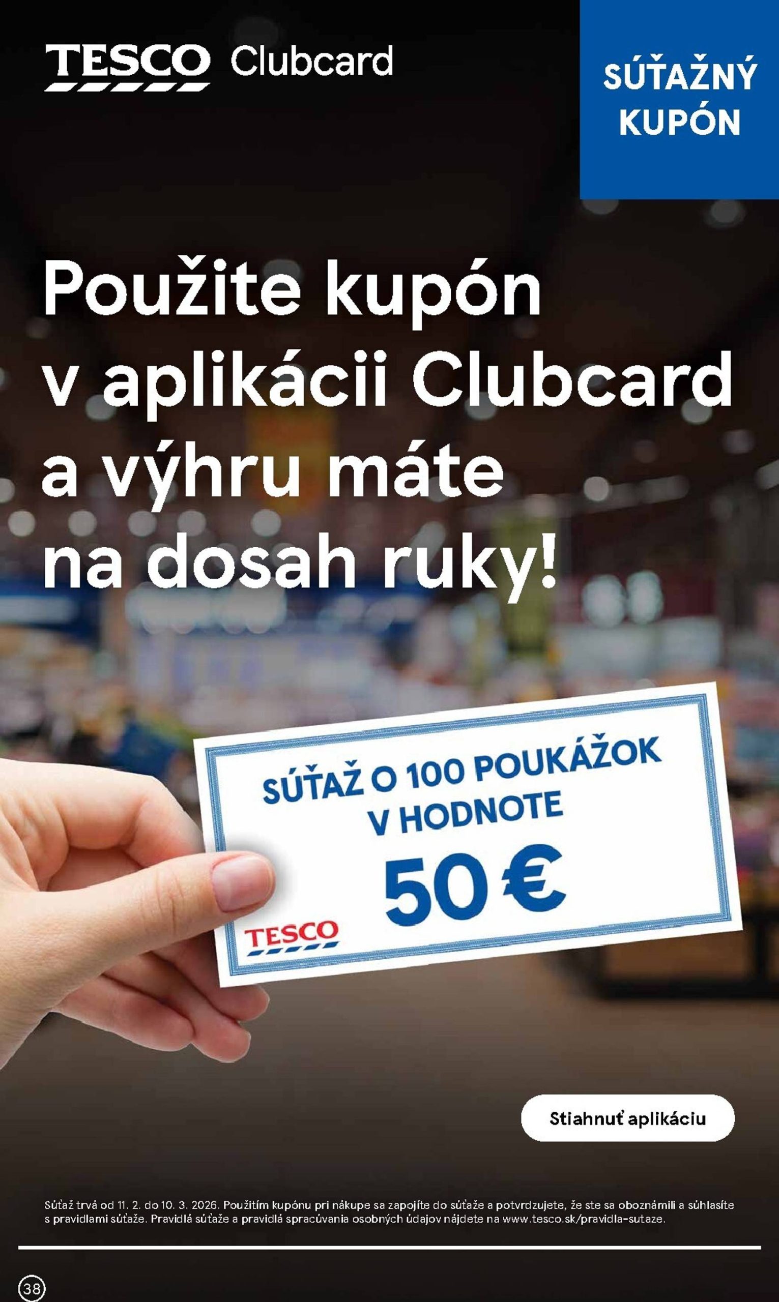 Page 38 of Aktuálny tesco leták platný od stredy 25.02 do 03.03