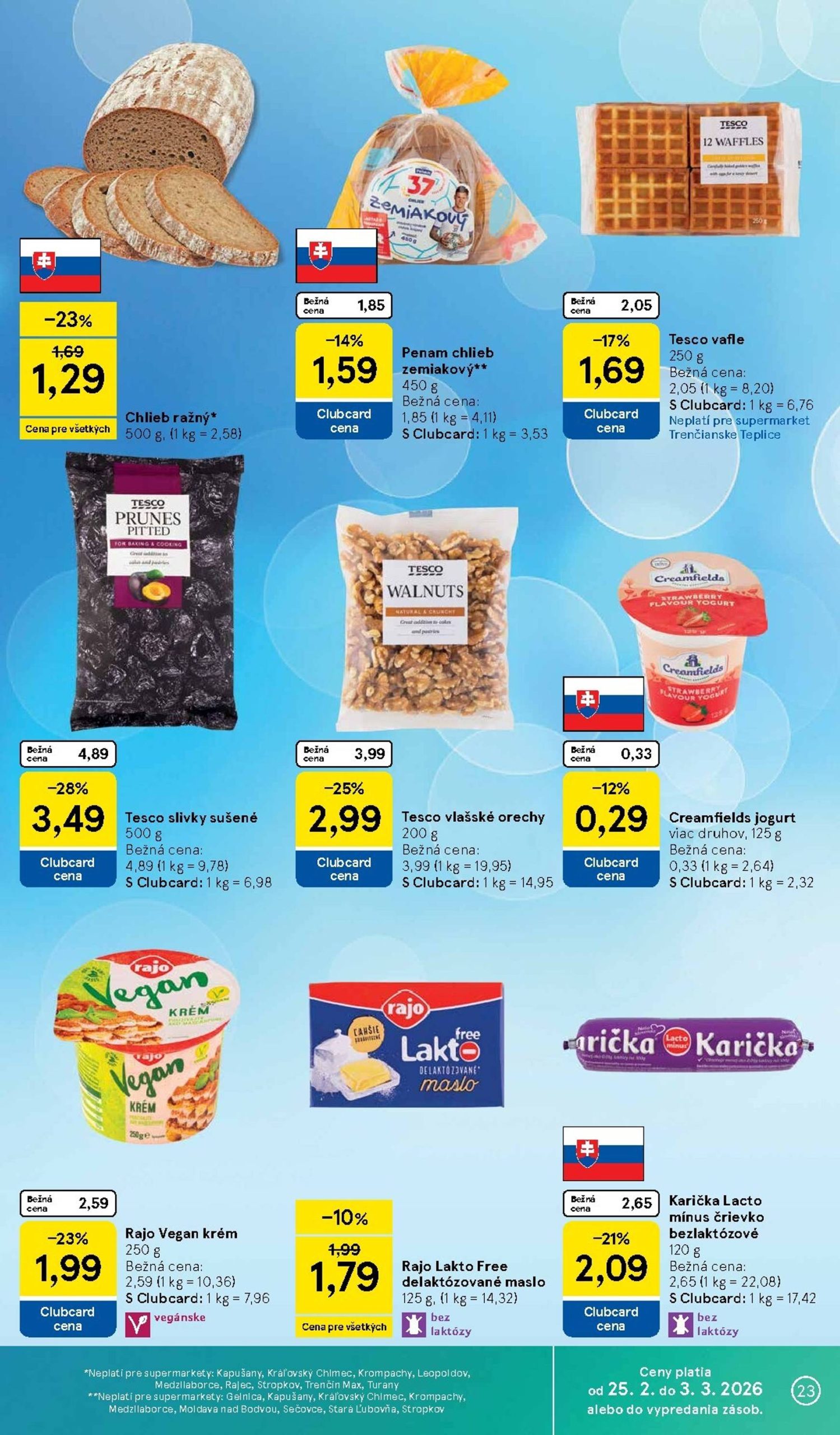 Page 23 of Aktuálny tesco leták platný od stredy 25.02 do 03.03